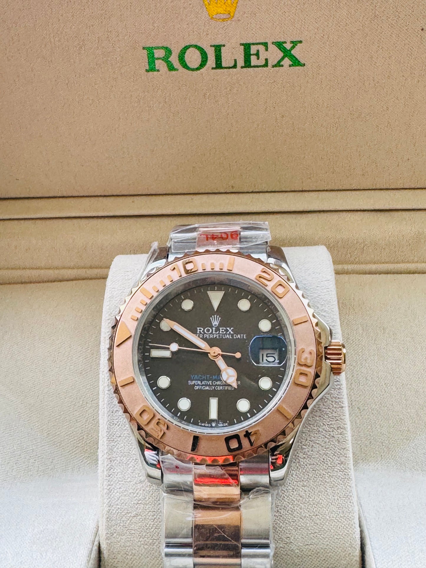 HERMOSO RELOJ AUTOMÁTICO YACHT MASTER -MÁXIMA CALIDAD!