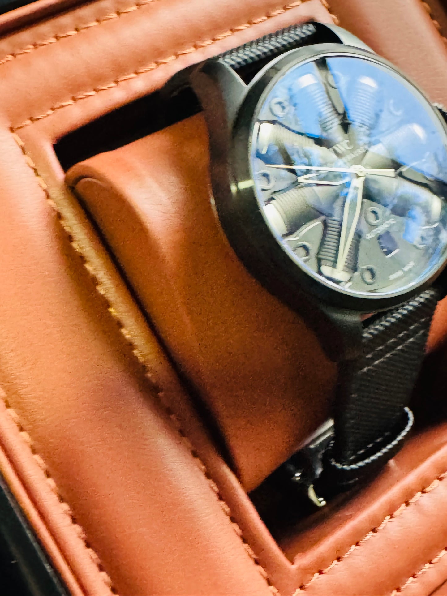 IMPRESIONANTE RELOJ MECÁNICO AUTOMÁTICO TOP GUN IWC UNITED STATE NAVY- FIGTHER SCHOOL!!! GRAN CALIDAD