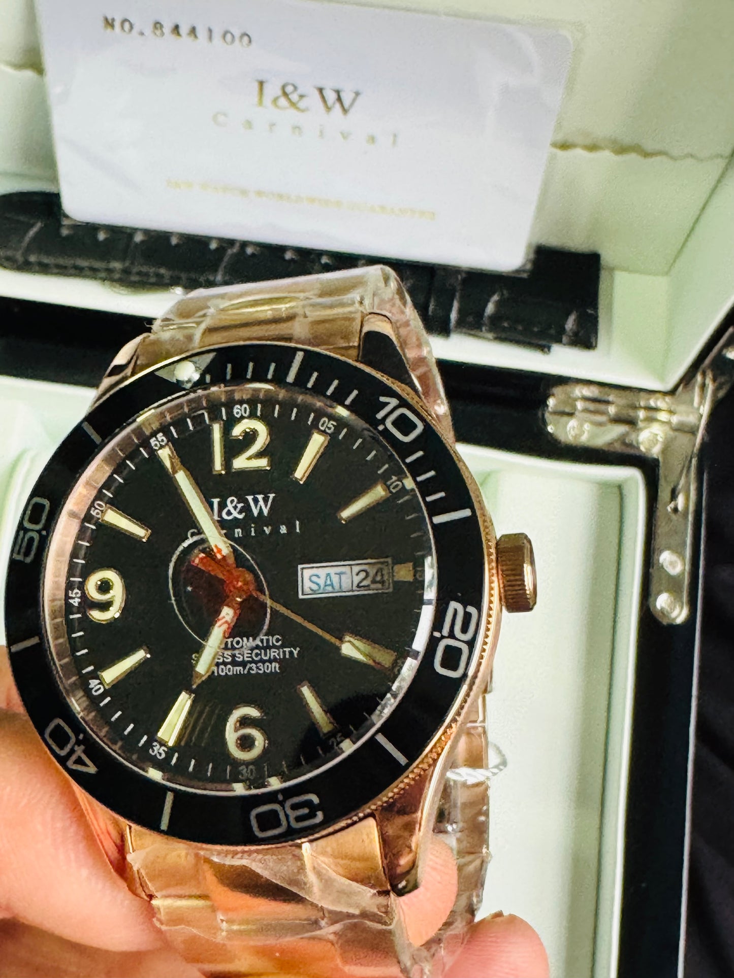 ESPECTACULAR RELOJ AUTOMÁTICO MECÁNICO PARA BUCEO 100 M.-CRISTAL ZAFIRO-LUMINOSO-ALTA CALIDAD-SHARK SERIES DIVING WATCH