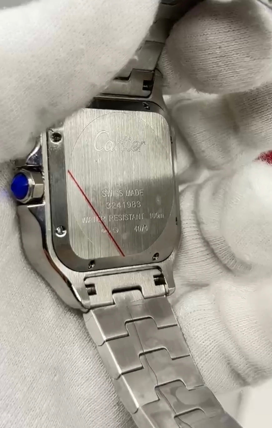 ELEGANTE RELOJ AUTOMÁTICO MECÁNICO SANTOS MÁXIMA CALIDAD! 12-A