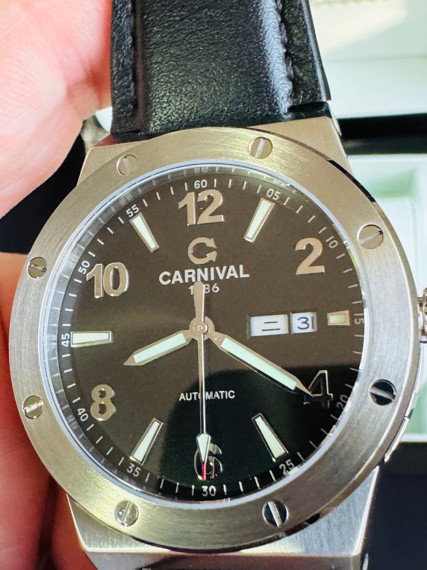 IMPECABLE RELOJ AUTOMÁTICO MECÁNICO DE GRAN CALIDAD MOVIMIENTO JAPONÉS MIYOTA-21 JOYAS- CRISTAL ZAFIRO-FECHADOR-SEMANARIO-A PRUEBA DE AGUA 30 MT. 💯% ORIGINAL