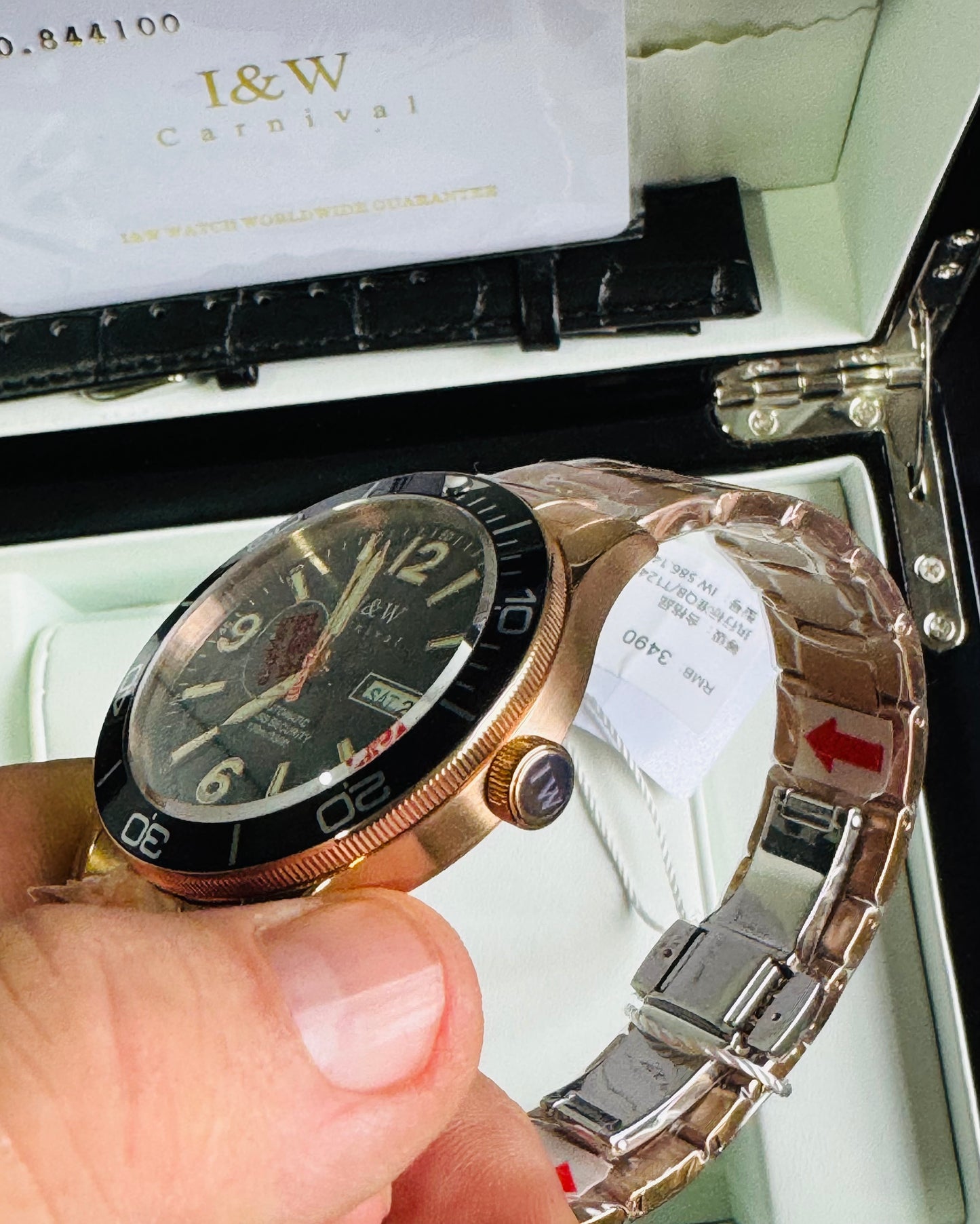 ESPECTACULAR RELOJ AUTOMÁTICO MECÁNICO PARA BUCEO 100 M.-CRISTAL ZAFIRO-LUMINOSO-ALTA CALIDAD-SHARK SERIES DIVING WATCH