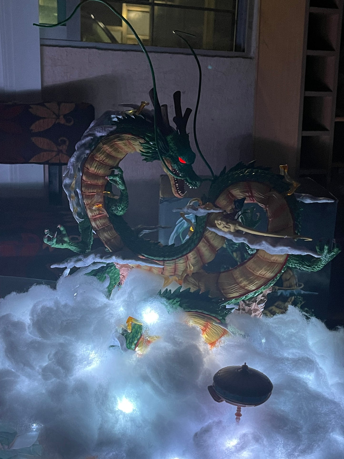 INCREÍBLE SHENLONG “DIOS DRAGÓN”🐉 MUY GRANDE CON NUVES-EFECTOS DE LUCES Y CONTROL REMOTO! 💯% ORIGINAL Y LA FIGURA MÁS GRANDE QUE SE HA HECHO! 👍