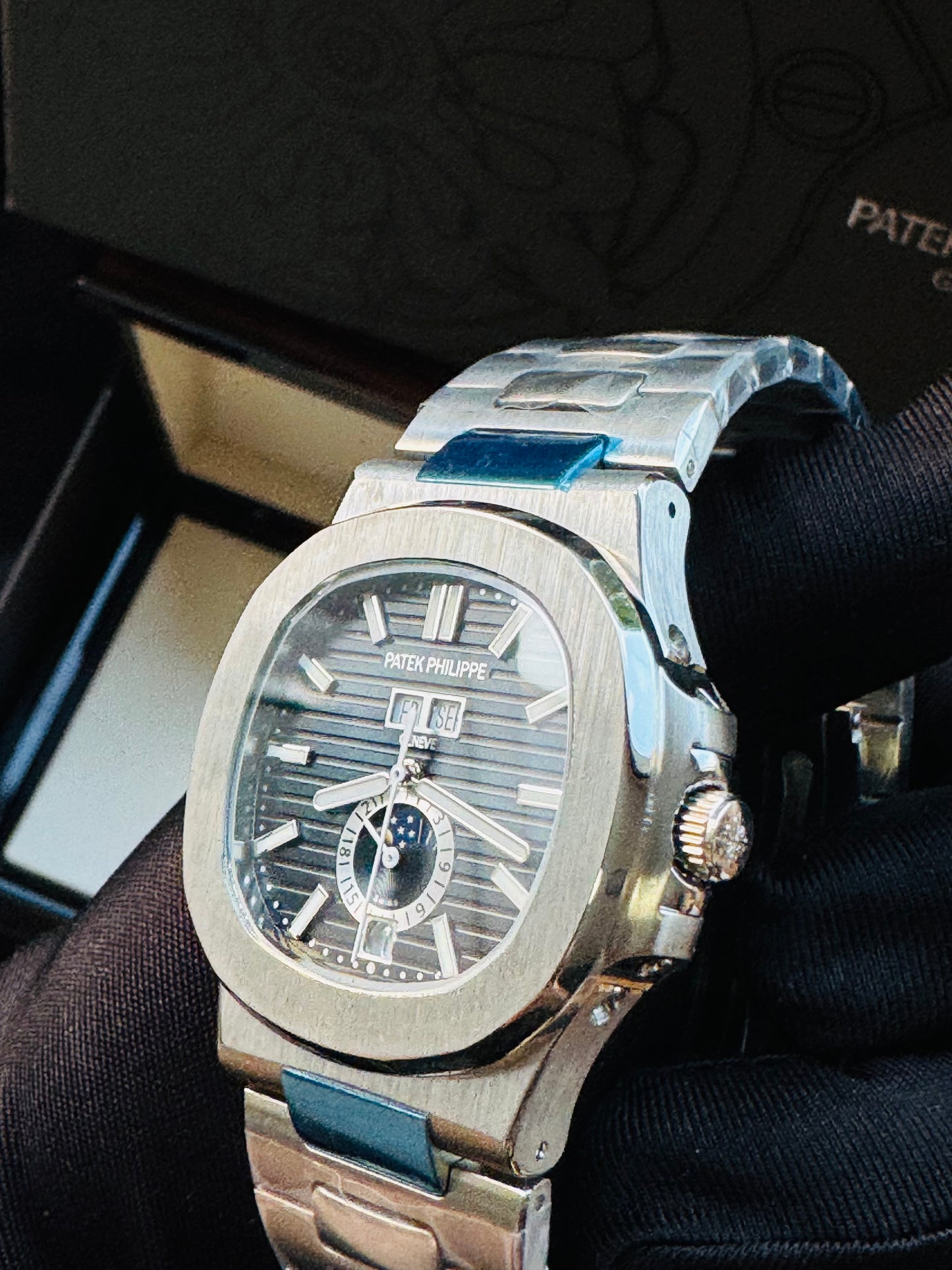 EXCLUSIVO RELOJ AUTOMÁTICO PATEK PHILIPPE MULTIPLES COMPLICACIONES!