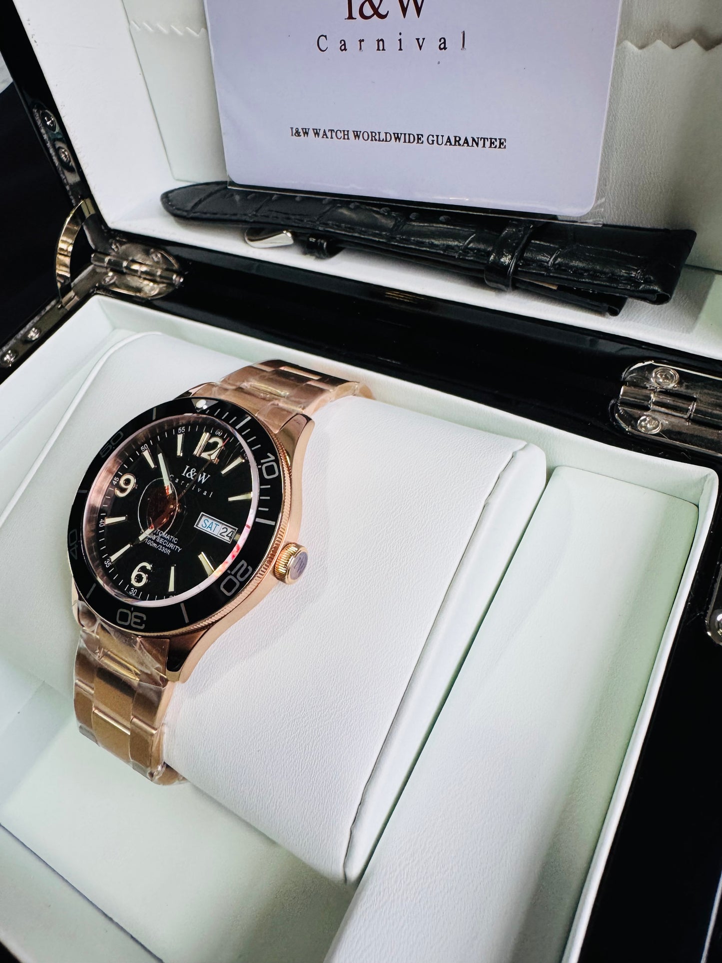 ESPECTACULAR RELOJ AUTOMÁTICO MECÁNICO PARA BUCEO 100 M.-CRISTAL ZAFIRO-LUMINOSO-ALTA CALIDAD-SHARK SERIES DIVING WATCH