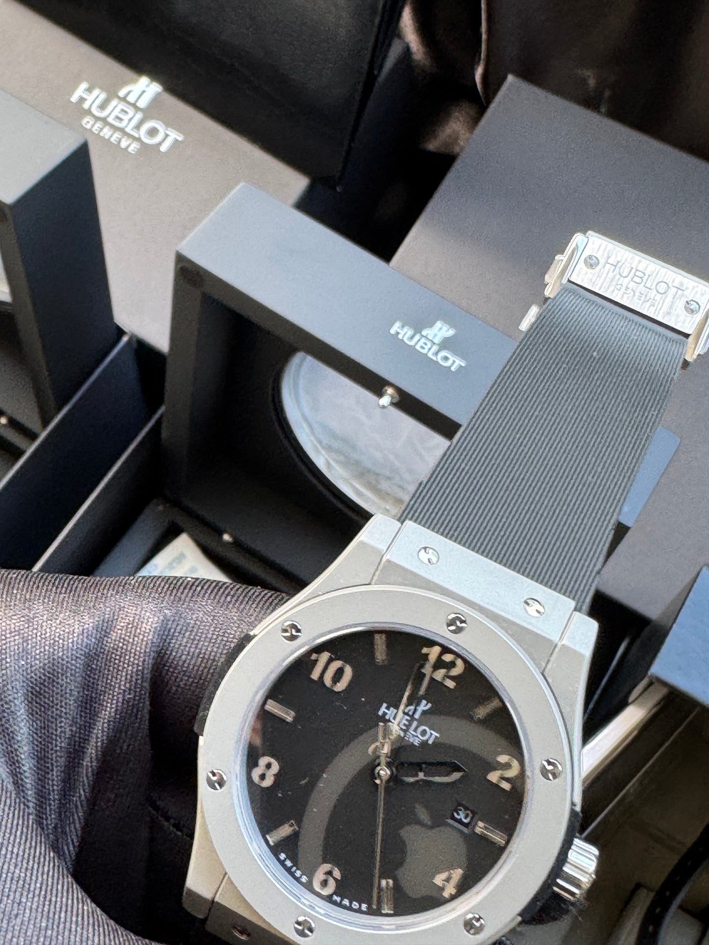 ELEGANTE Y SOFISTICADO DISEÑO RELOJ AUTOMÁTICO MECÁNICO HUBLOT EDICIÓN ESPECIAL CLÁSSIC FUSION