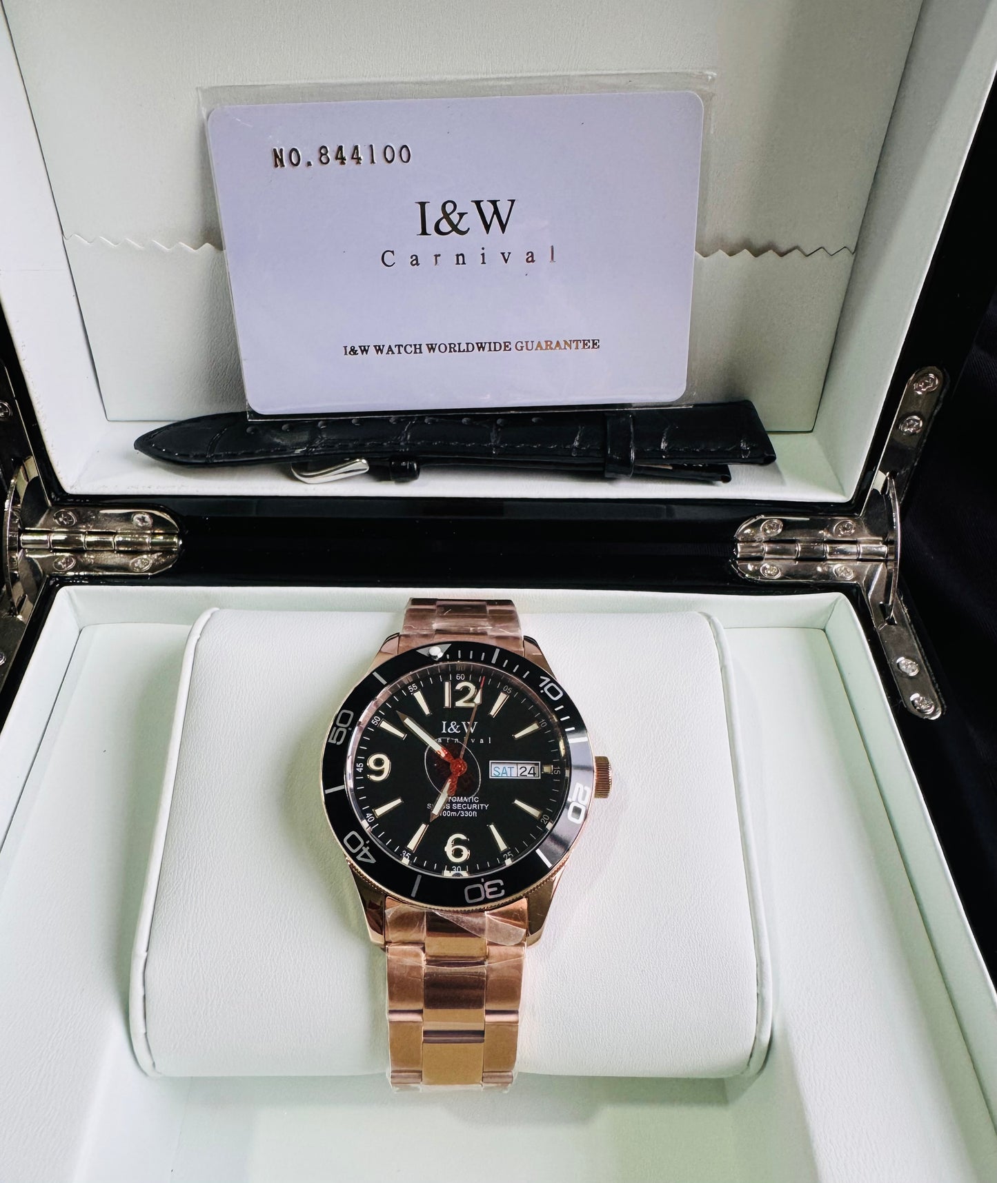 ESPECTACULAR RELOJ AUTOMÁTICO MECÁNICO PARA BUCEO 100 M.-CRISTAL ZAFIRO-LUMINOSO-ALTA CALIDAD-SHARK SERIES DIVING WATCH