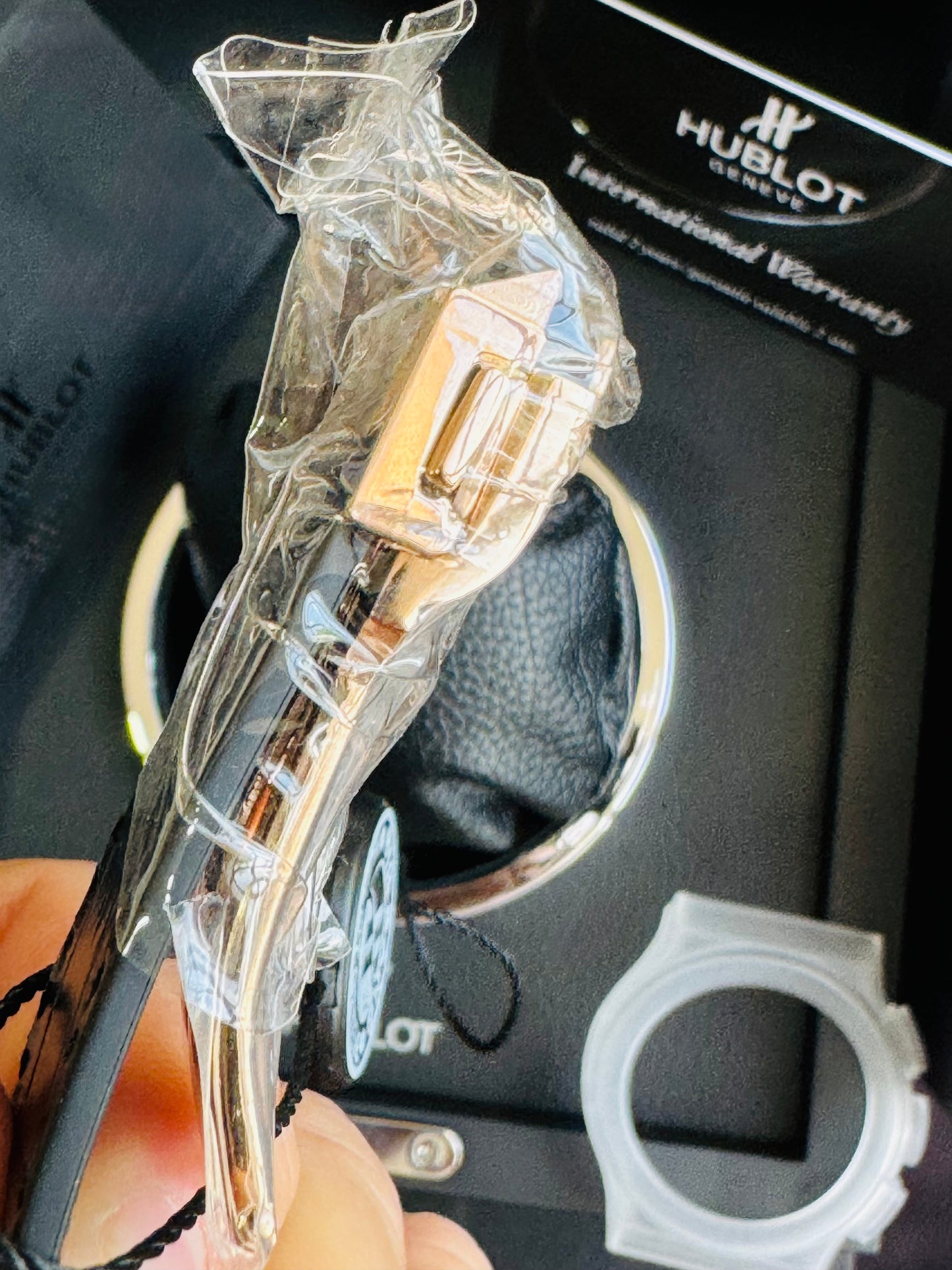 MÁXIMO LUJO RELOJ AUTOMÁTICO MECÁNICO HUBLOT - MÚLTIPLES COMPLICACIONES FUNCIONALES -CRISTAL ZAFIRO-21 JOYAS-MÁXIMA ELEGANCIA!!!