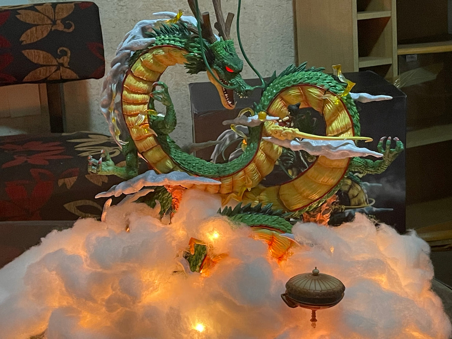 INCREÍBLE SHENLONG “DIOS DRAGÓN”🐉 MUY GRANDE CON NUVES-EFECTOS DE LUCES Y CONTROL REMOTO! 💯% ORIGINAL Y LA FIGURA MÁS GRANDE QUE SE HA HECHO! 👍