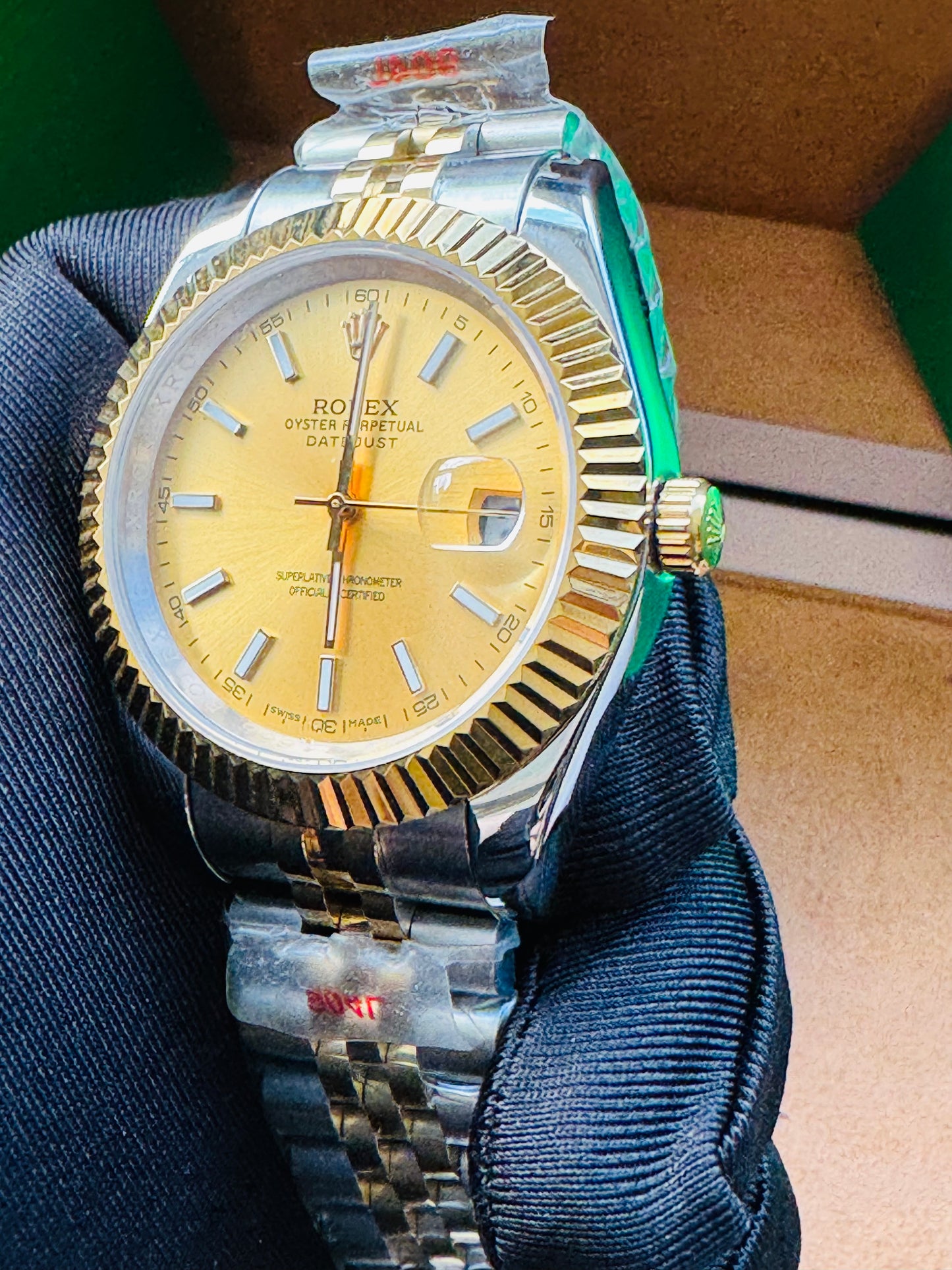 ELEGANTE RELOJ AUTOMÁTICO DATE JUST-OYSTER PERPETUAL ATEMPORAL