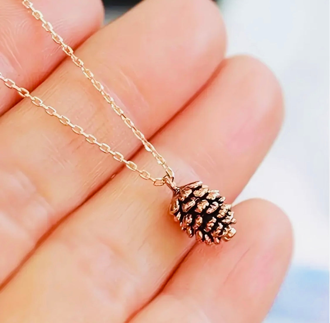 Bonito Pendiente de Aleación Chapado en Oro 18k. Hipoalergenico Disponible en Plateado y Dorado! Motivo Hermosa Semilla de Pino 🌲