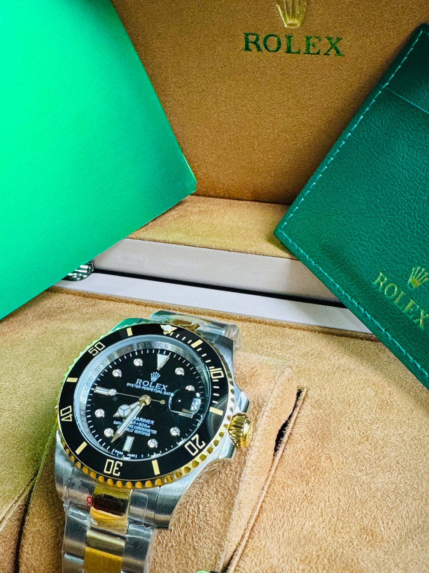 ATEMPORAL ROLEX OYSTER PERPETUAL DATE- CALIDAD Y DISTINCIÓN- FECHADOR - LUMINOSO- CRISTAL ZAFIRO- JOYAS 💎 ETC