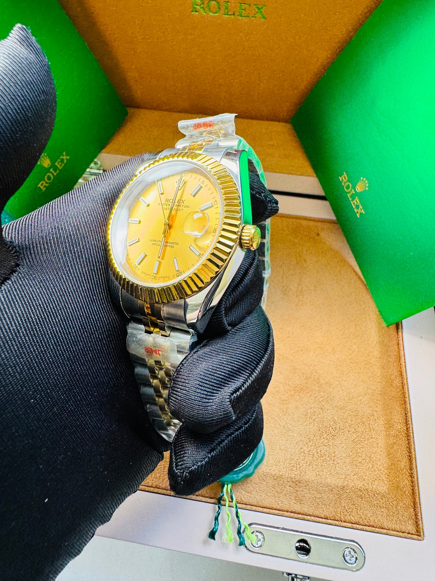 ELEGANTE RELOJ AUTOMÁTICO DATE JUST-OYSTER PERPETUAL ATEMPORAL