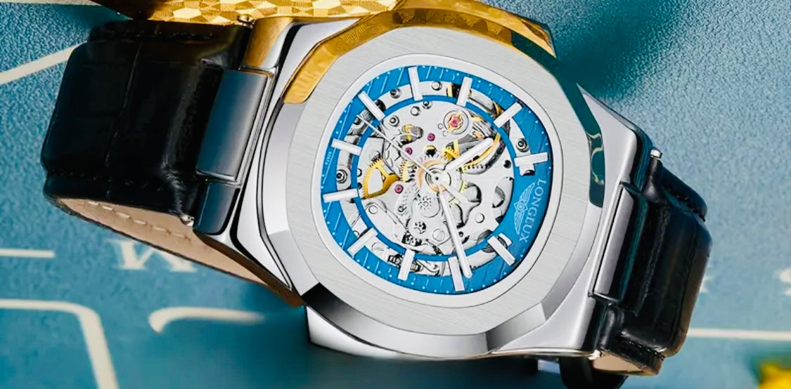 Hermoso Reloj Automático Mecánico Skeleton Excelentes Acabados y Calidad 💯% Original