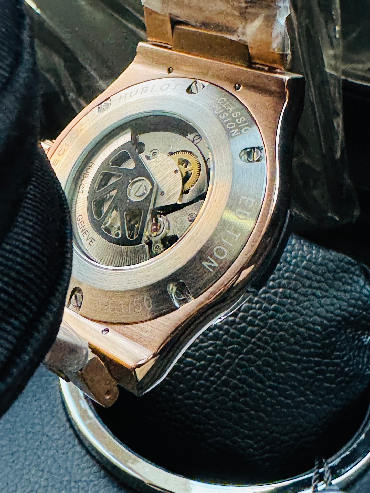 HERMOSO RELOJ HUBLOT AUTOMÁTICO MECÁNICO GRAN PRESENCIA