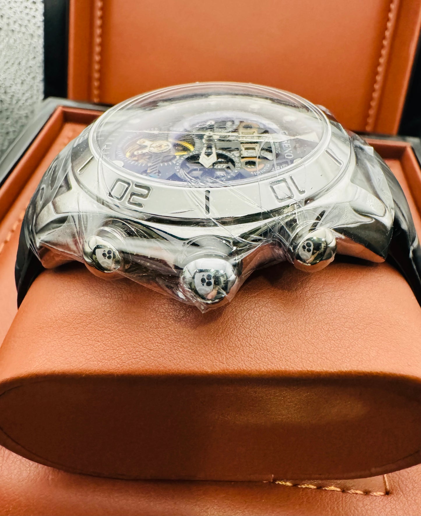 IMPRESIONANTE GRANDE Y PESADO RELOJ AUTOMÁTICO MECÁNICO SKELETON TOURBILLON 💯% ORIGINAL MÚLTIPLES COMPLICACIONES FUNCIONALES! GRAN CALIDAD A UN SÚPER PRECIO!