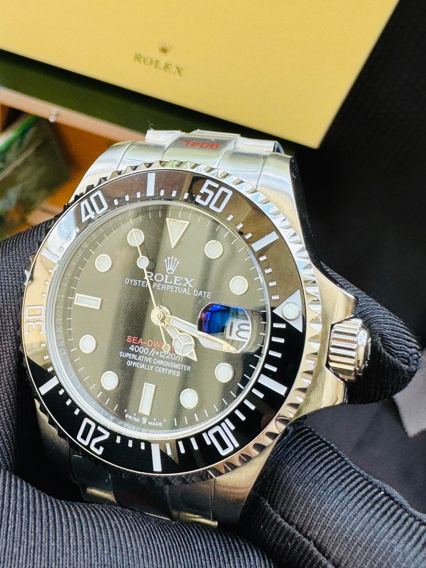 ESPECTACULAR RELOJ ROLEX AUTOMÁTICO SEADWELLER VÁLVULA DE ESCAPE 💨 HERMOSO!!!