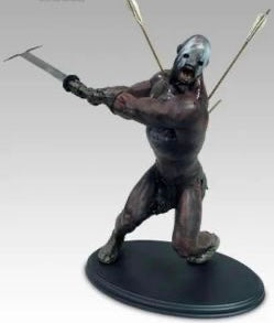 Impresionante  Estatua de Colección - El Señor de los Anillos Uruk-Hai Berserker escala 1/6 Sideshow WETA LOTR Nueva y con sus cajas Originales!