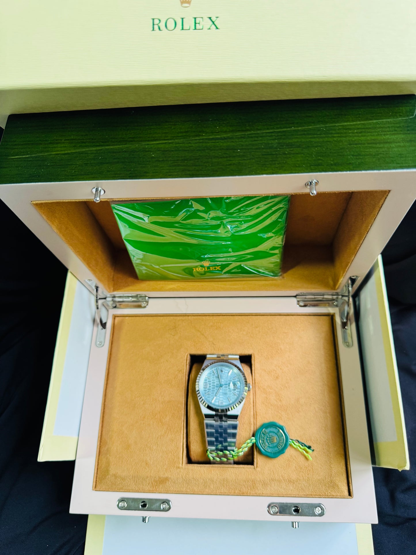 ULTIMO DISEÑO 2025 HERMOSO ROLEX OYSTER PERPETUAL LAND-DWELLER AUTOMÁTICO MECÁNICO-FECHADOR-CHRONOMETER-34 JOYAS 💎-CRISTAL ZAFIRO- MÁXIMO LUJO! NUEVO ESPECTACULAR DISEÑO 2025