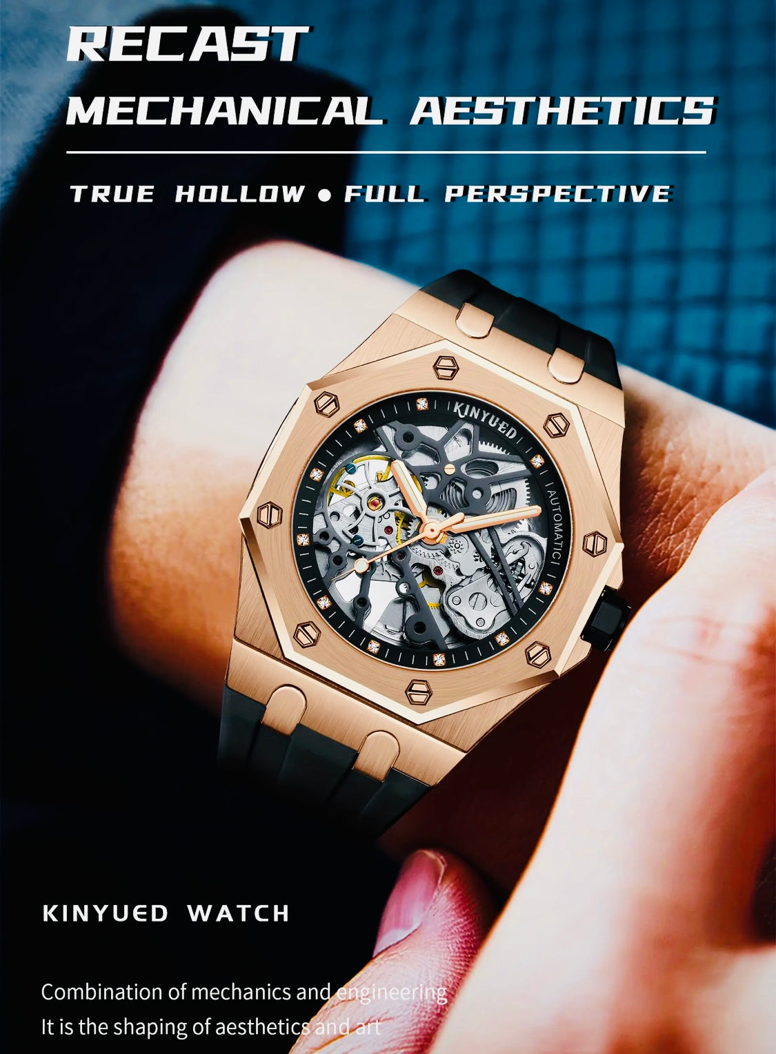 Hermoso Reloj Automático Mecánico 100% Original
