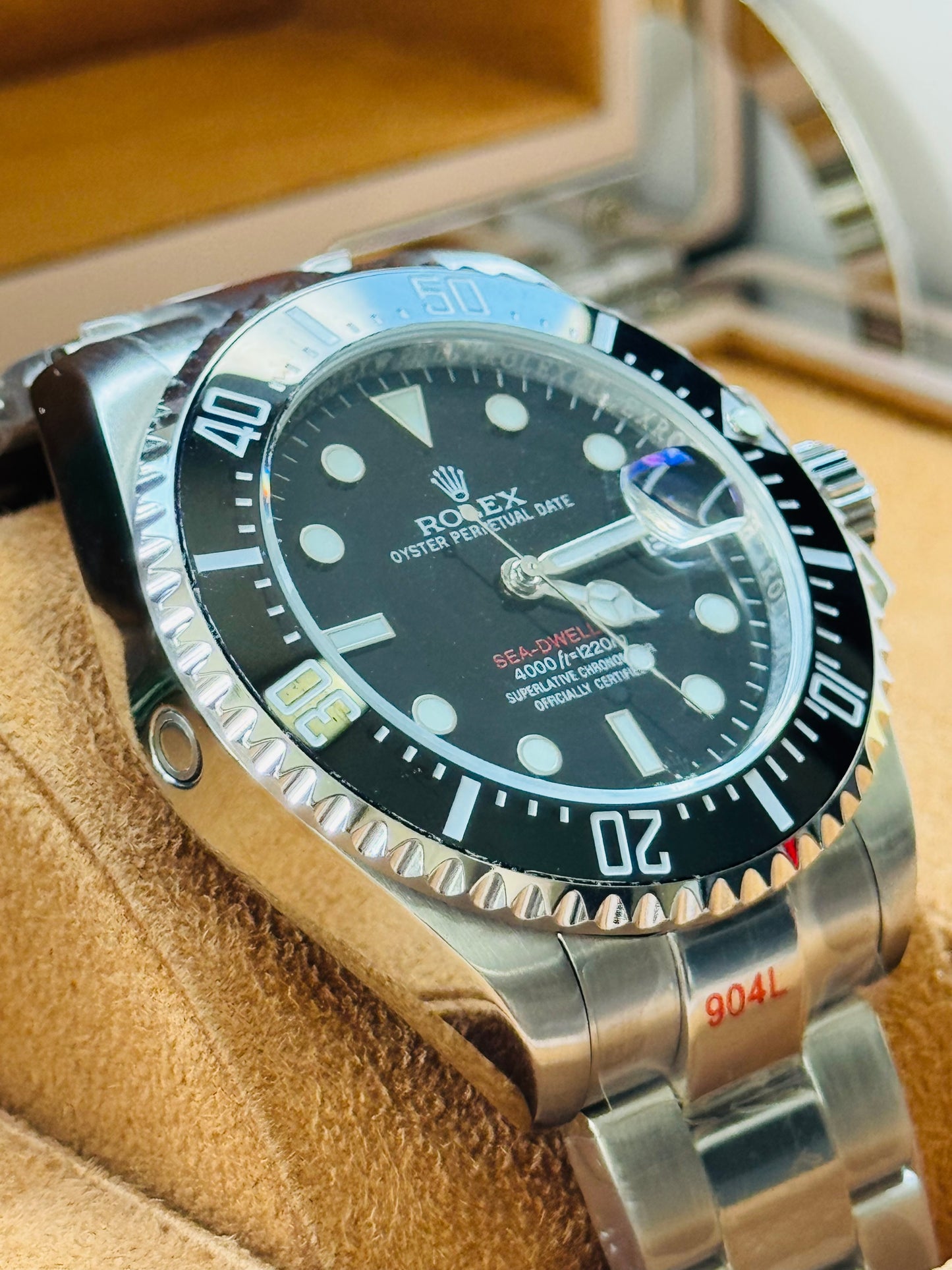 ESPECTACULAR RELOJ ROLEX AUTOMÁTICO SEADWELLER VÁLVULA DE ESCAPE 💨 HERMOSO!!!