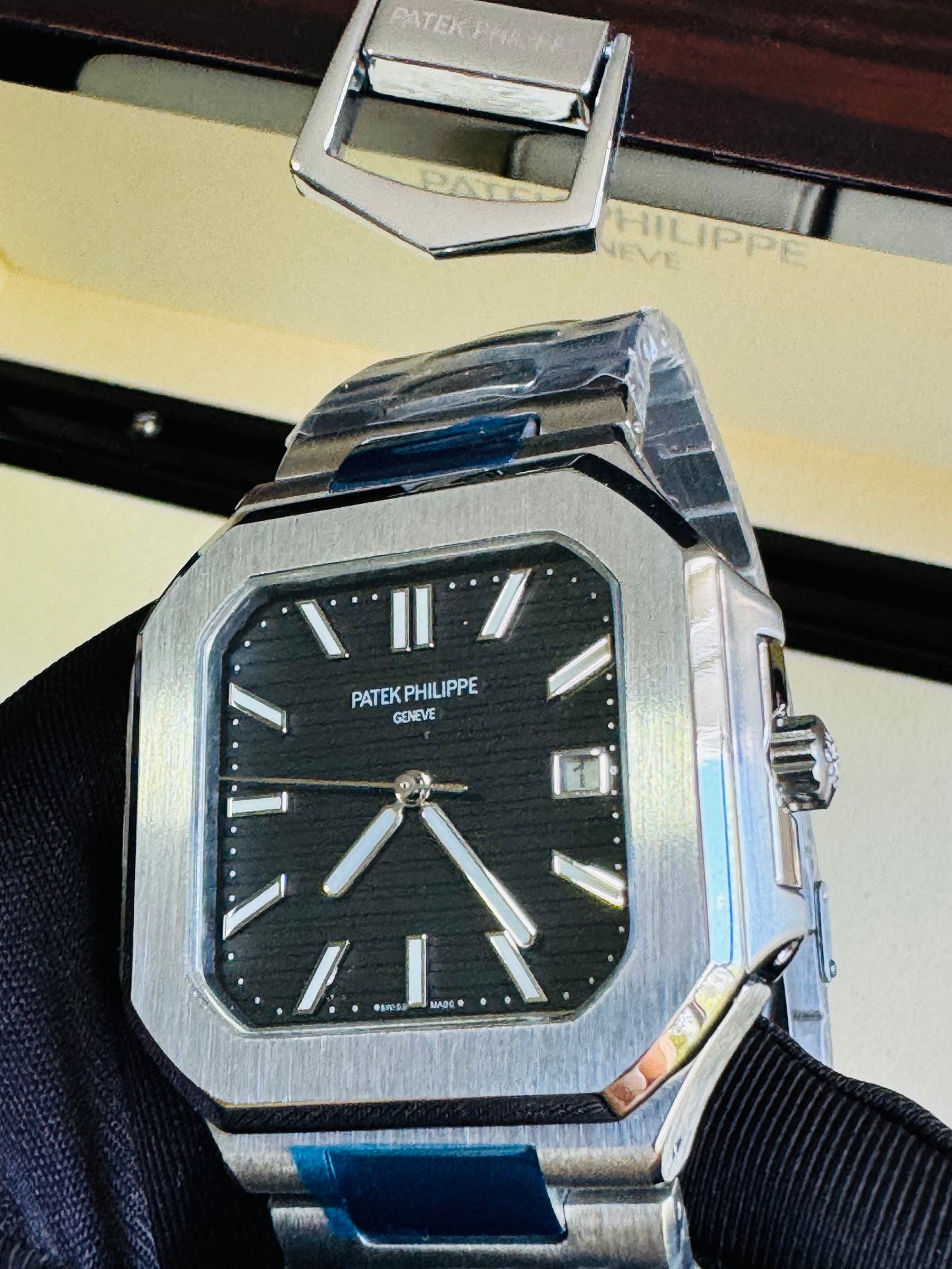 EXCLUSIVO RELOJ PATEK PHILIPPE AUTOMÁTICO- FECHADOR- JOYAS 💎- CRISTAL ZAFIRO- LUMINOSO- ÚLTIMO Y MÁS NUEVO DISEÑO!!!
