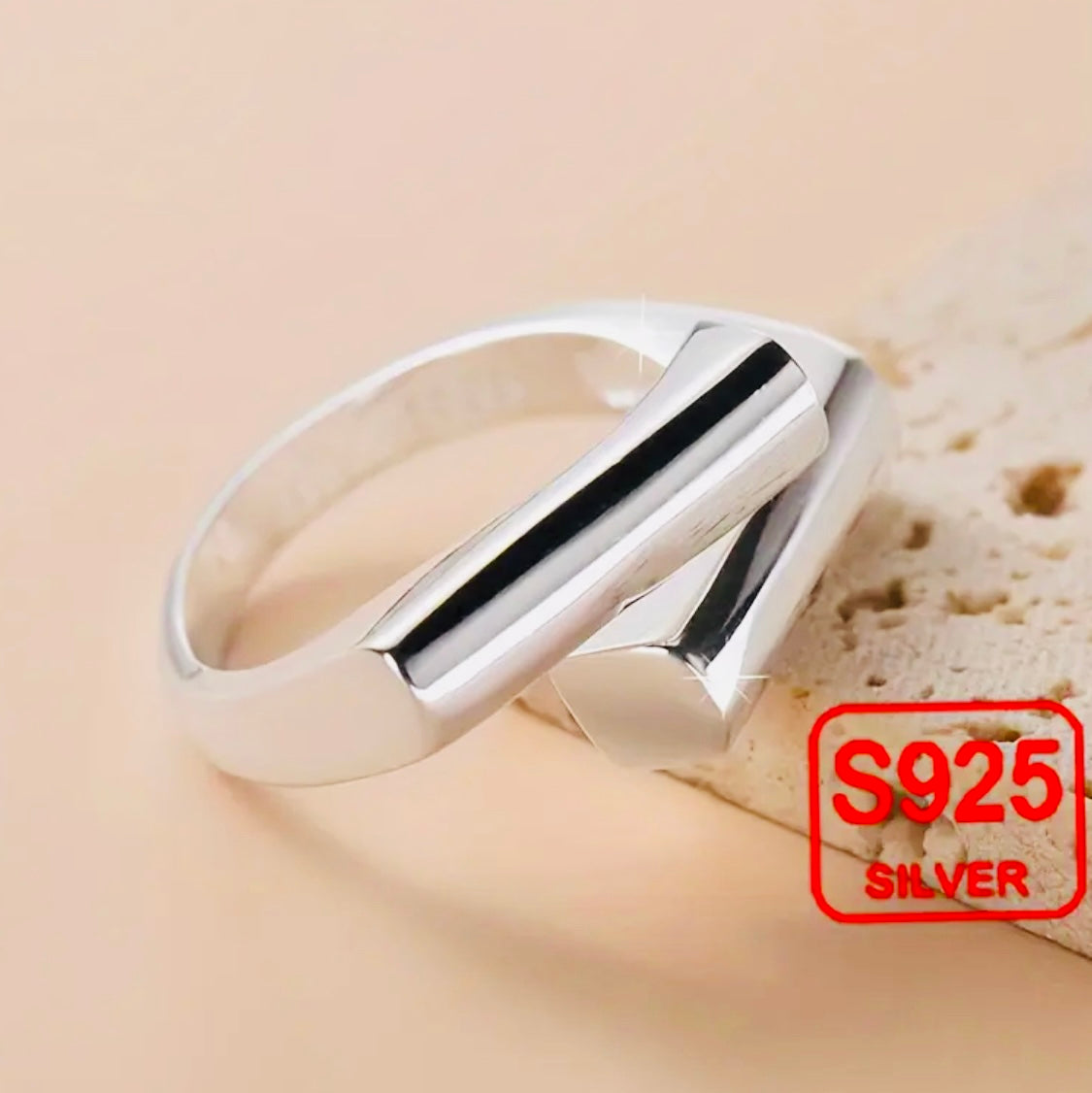 Hermoso Anillo de Plata 925 Unitalla- Unisex - Hipoalergenico- Ajustable Ideal para Regalo 🎁
