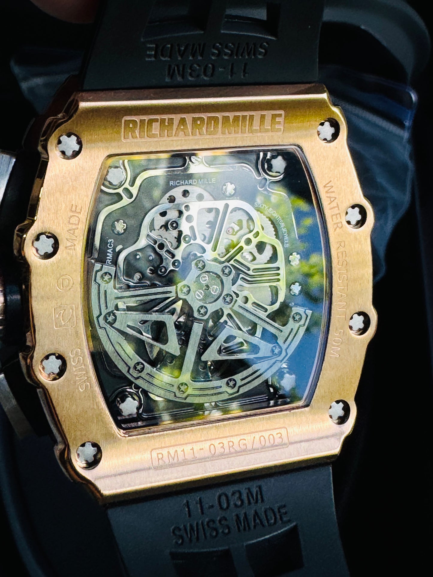 IMPRESIONANTE RELOJ RICHARD MILLE!!! AUTOMÁTICO MECÁNICO-68 JOYAS💎-FECHADOR-LUMINOSO-MULTIFUNCIONAL-ETC! ETC ETC!!!