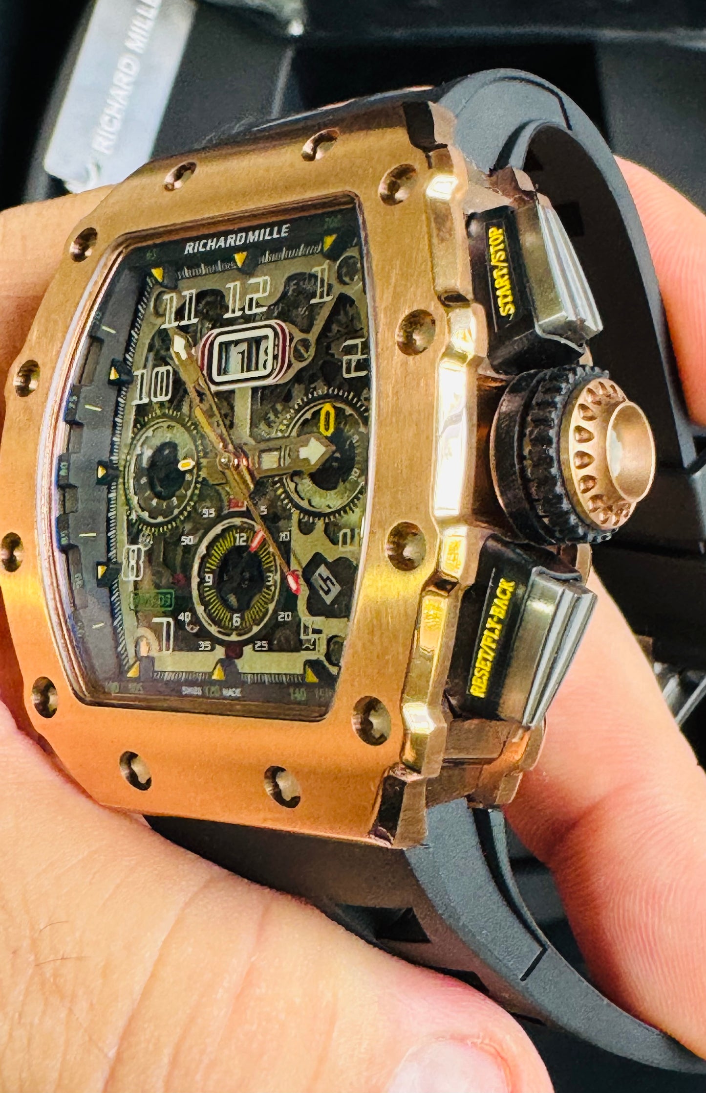 IMPRESIONANTE RELOJ RICHARD MILLE!!! AUTOMÁTICO MECÁNICO-68 JOYAS💎-FECHADOR-LUMINOSO-MULTIFUNCIONAL-ETC! ETC ETC!!!