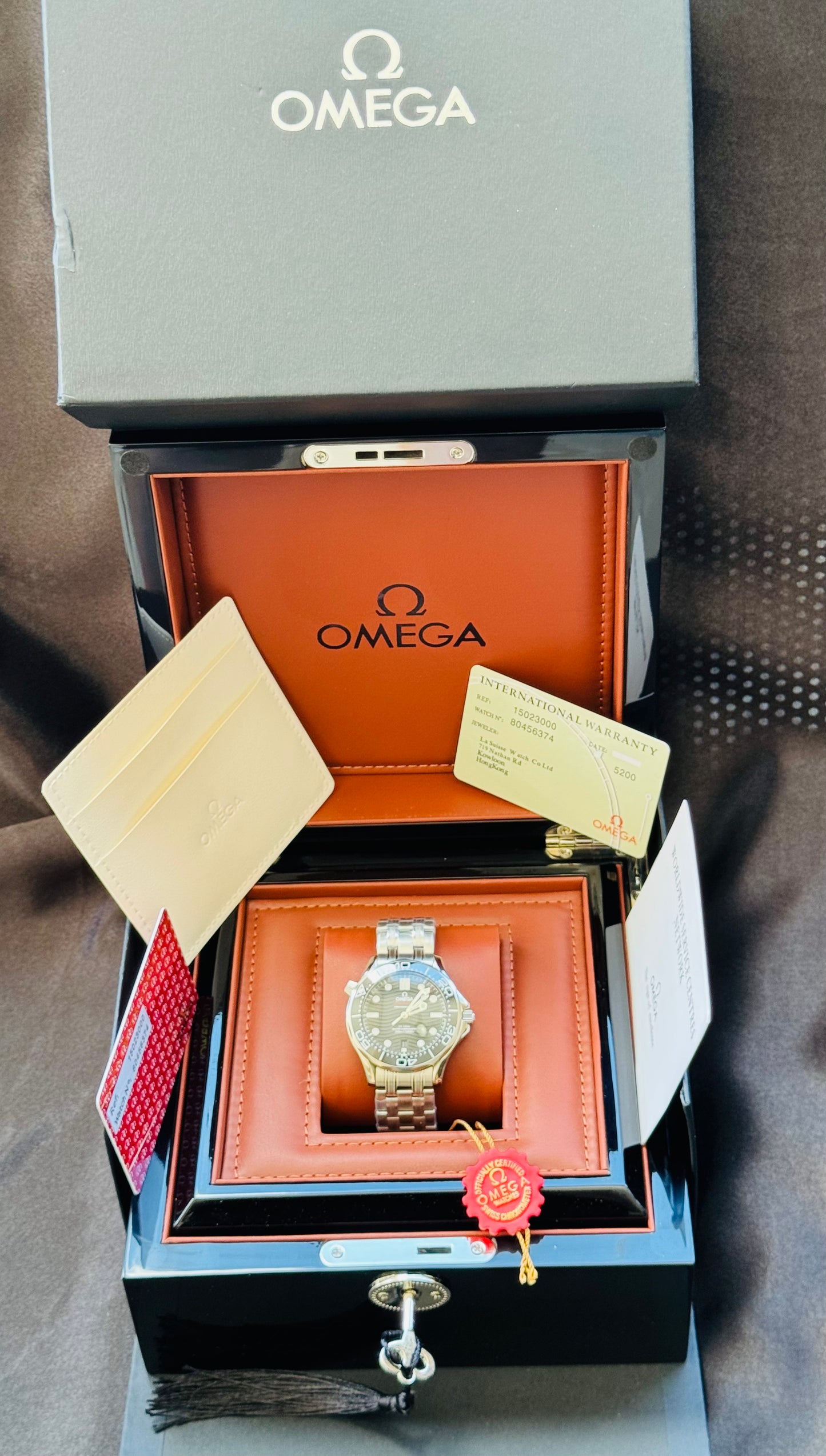 HERMOSO RELOJ AUTOMÁTICO OMEGA SEAMASTER ELEGANTE Y CASUAL!!!