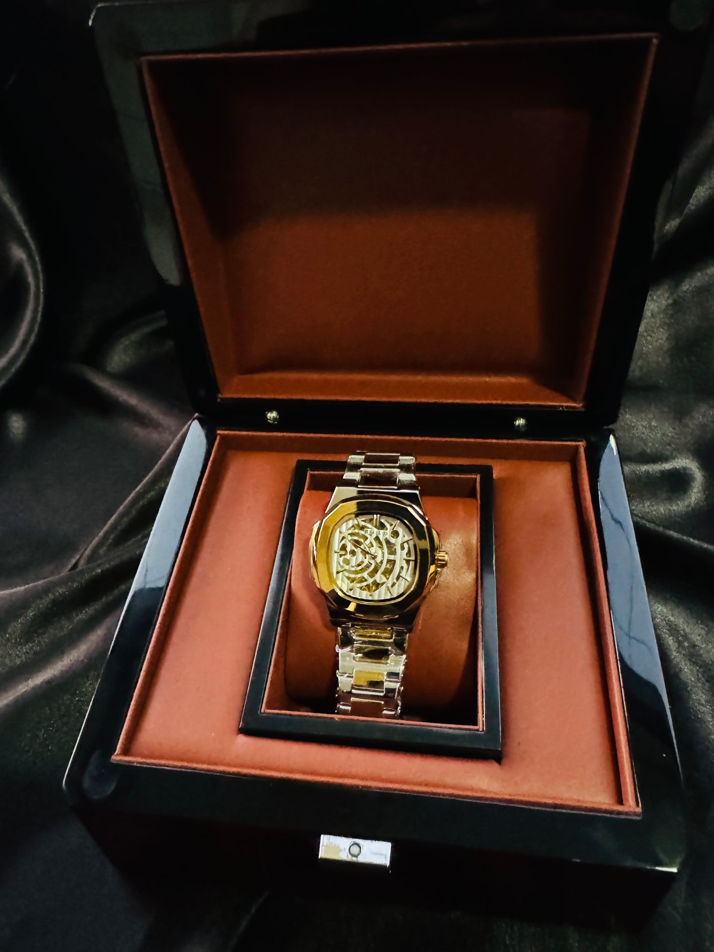 Impresionante Reloj Mecánico Automático Skeleton Excelente Calidad en Diseño y Acabados