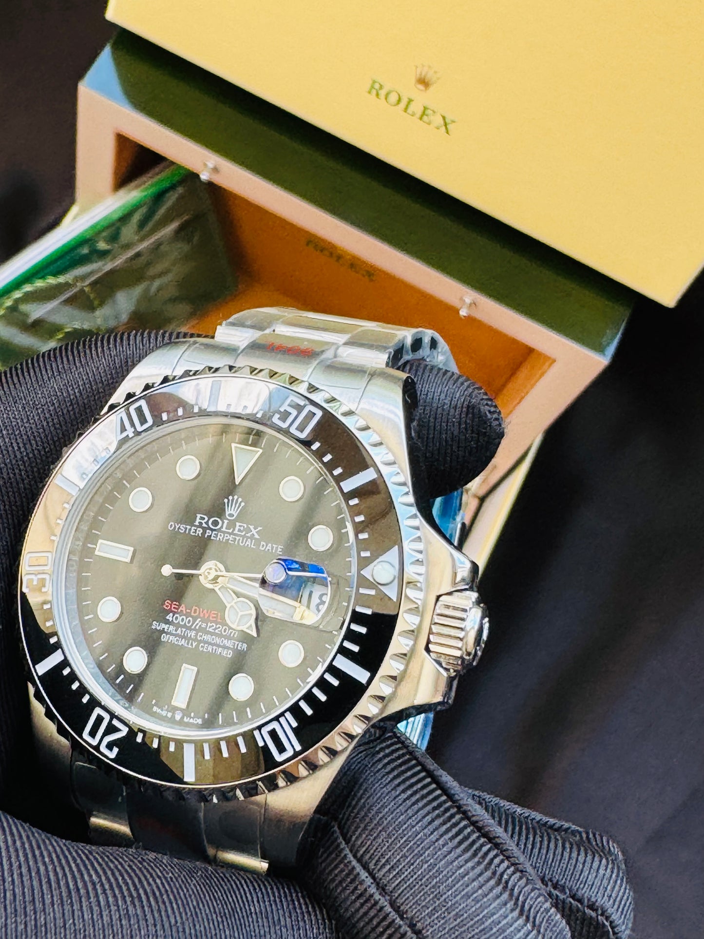 ESPECTACULAR RELOJ ROLEX AUTOMÁTICO SEADWELLER VÁLVULA DE ESCAPE 💨 HERMOSO!!!