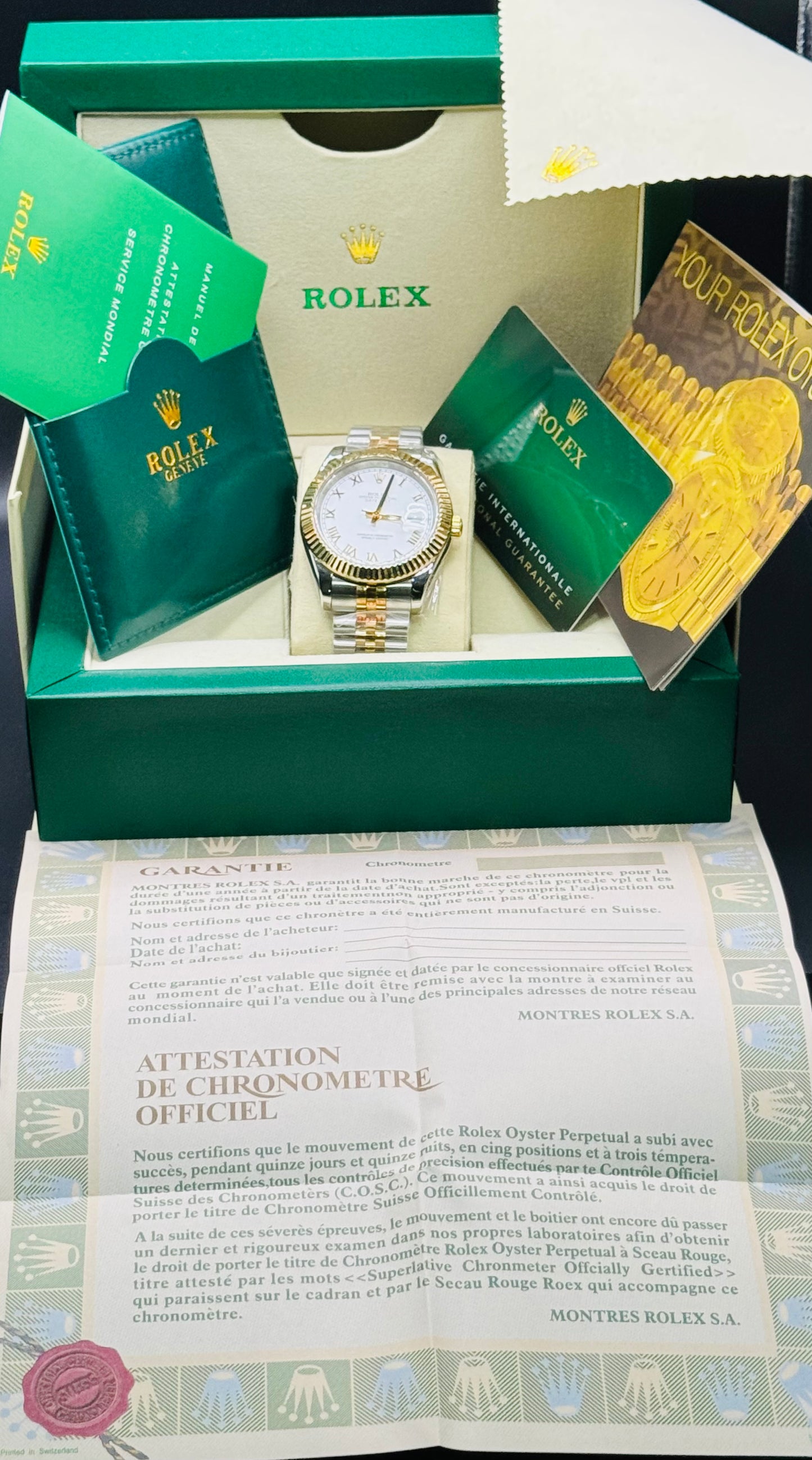 Clásico y Elegante Reloj Automático Mecánico OYSTER PERPETUAL-Luminoso-Fechador Favor de Pedir Información por WhatsApp al 99 81 92 84 65