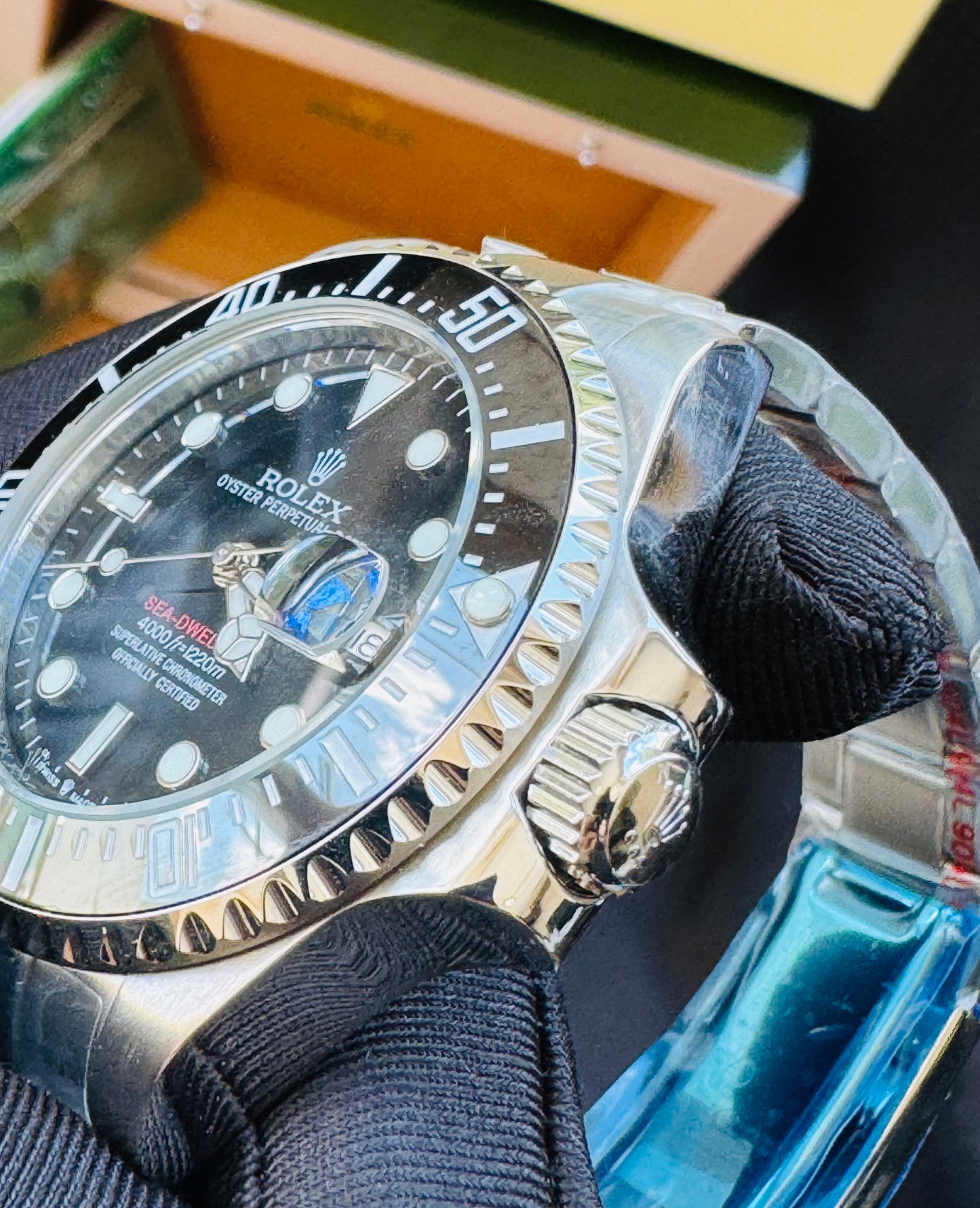 ESPECTACULAR RELOJ ROLEX AUTOMÁTICO SEADWELLER VÁLVULA DE ESCAPE 💨 HERMOSO!!!