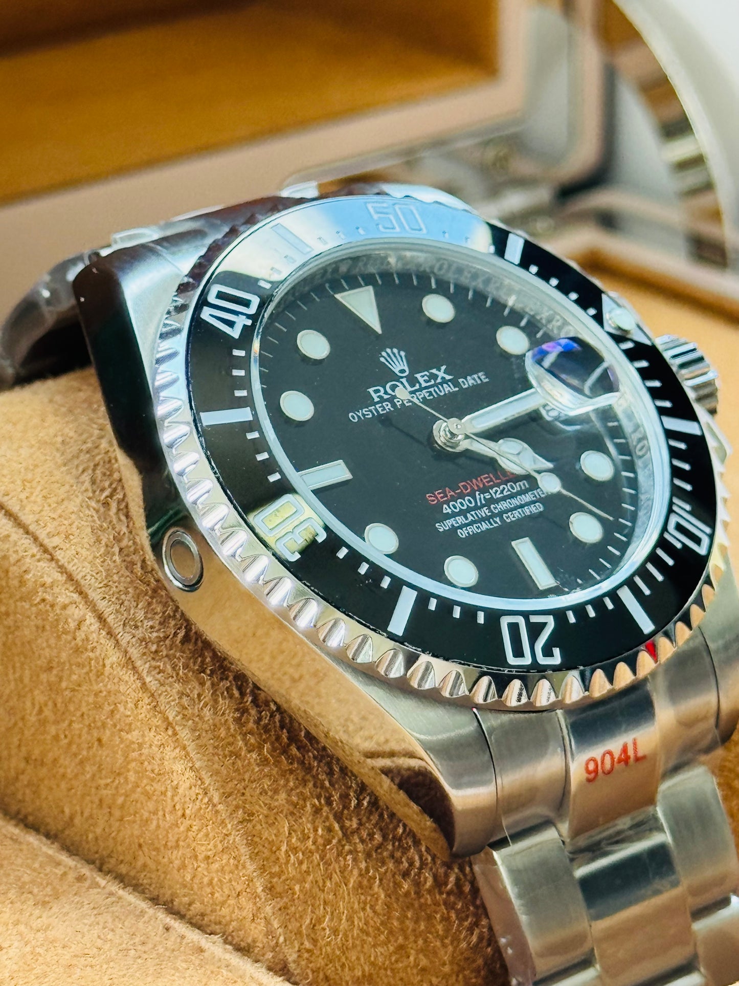 ESPECTACULAR RELOJ ROLEX AUTOMÁTICO SEADWELLER VÁLVULA DE ESCAPE 💨 HERMOSO!!!