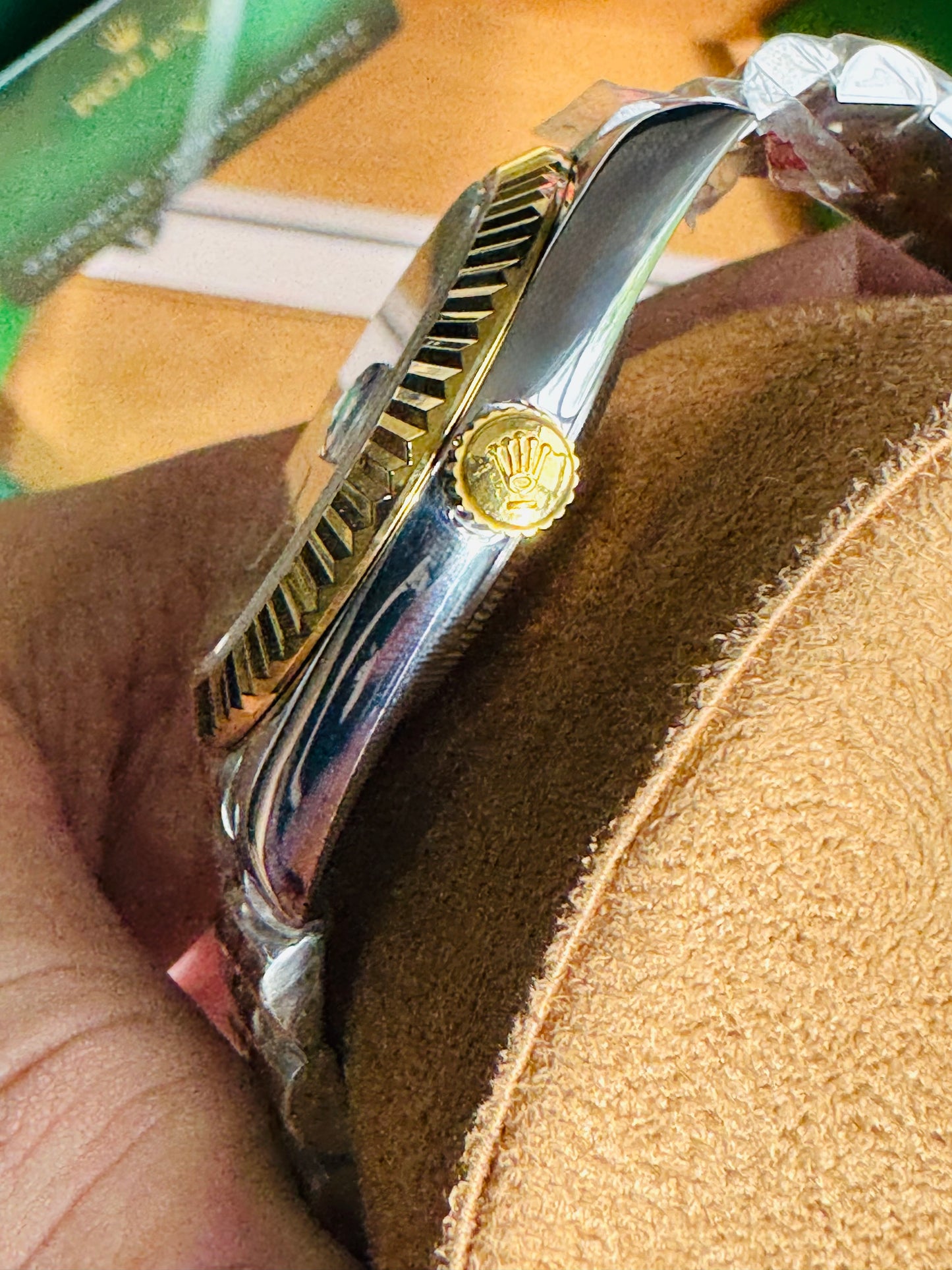ATEMPORAL Y ELEGANTE OYSTER PERPETUAL DATE JUST AUTOMÁTICO CRYSTAL ZAFIRO DIAMANTES 💎 ETC!
