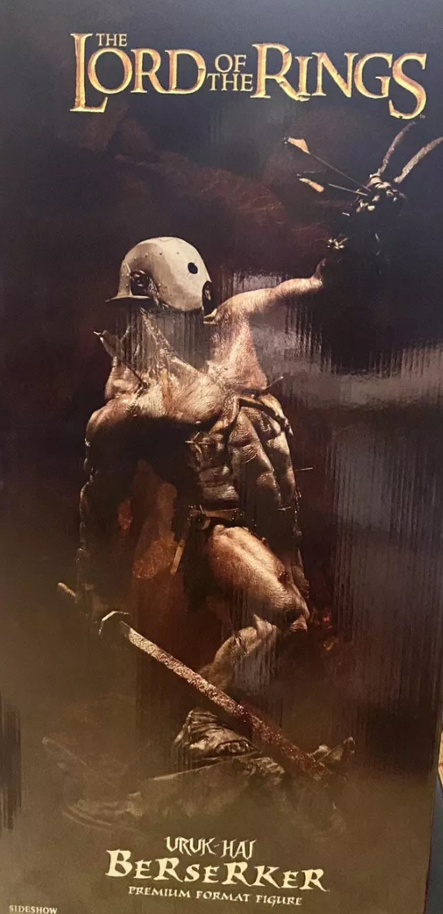 Increíble y Rara Figura escala 1/4 Feroz Uruk Hai Berserker WETA WORKSHOP Favor de Pedir Información al 99 81 92 84 65