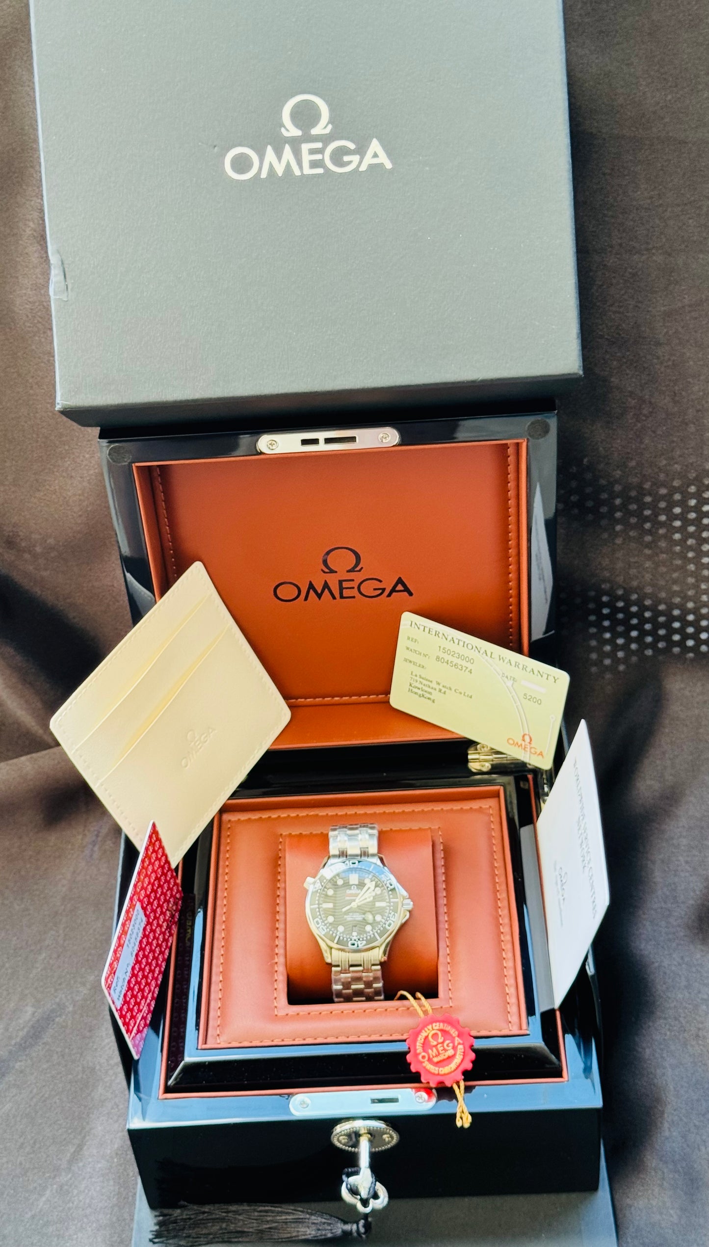 HERMOSO RELOJ AUTOMÁTICO OMEGA SEAMASTER ELEGANTE Y CASUAL!!!