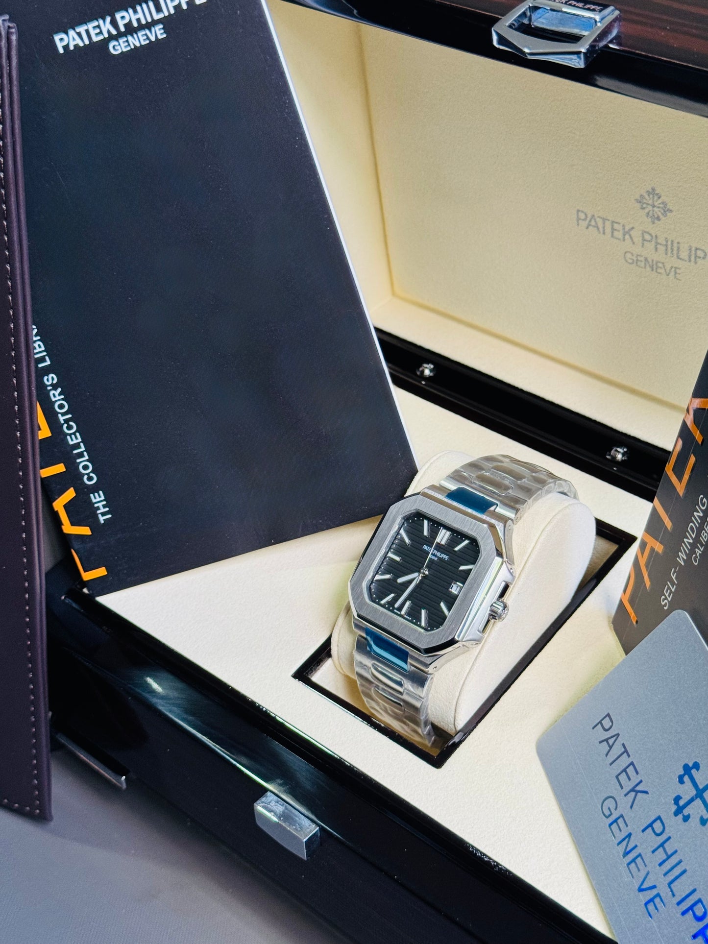 EXCLUSIVO RELOJ PATEK PHILIPPE AUTOMÁTICO- FECHADOR- JOYAS 💎- CRISTAL ZAFIRO- LUMINOSO- ÚLTIMO Y MÁS NUEVO DISEÑO!!!