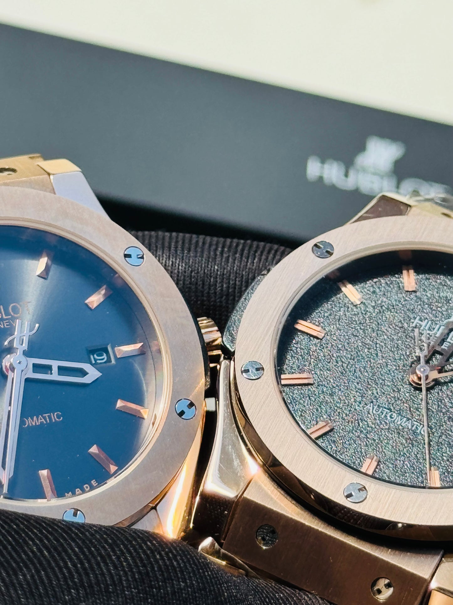 MÁXIMO LUJO! EXCLUSIVO HUBLOT AUTOMÁTICO CARATULA TIPO DIAMANTE 💎 Y LIJA! ELEGANCIA TOTAL!