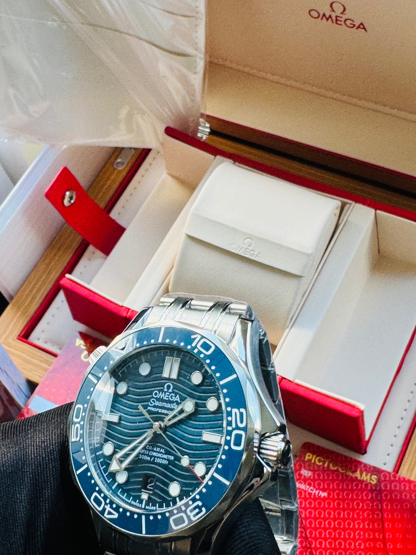 HERMOSO RELOJ OMEGA SEA MASTER AUTOMÁTICO ELEGANTE Y CASUAL!