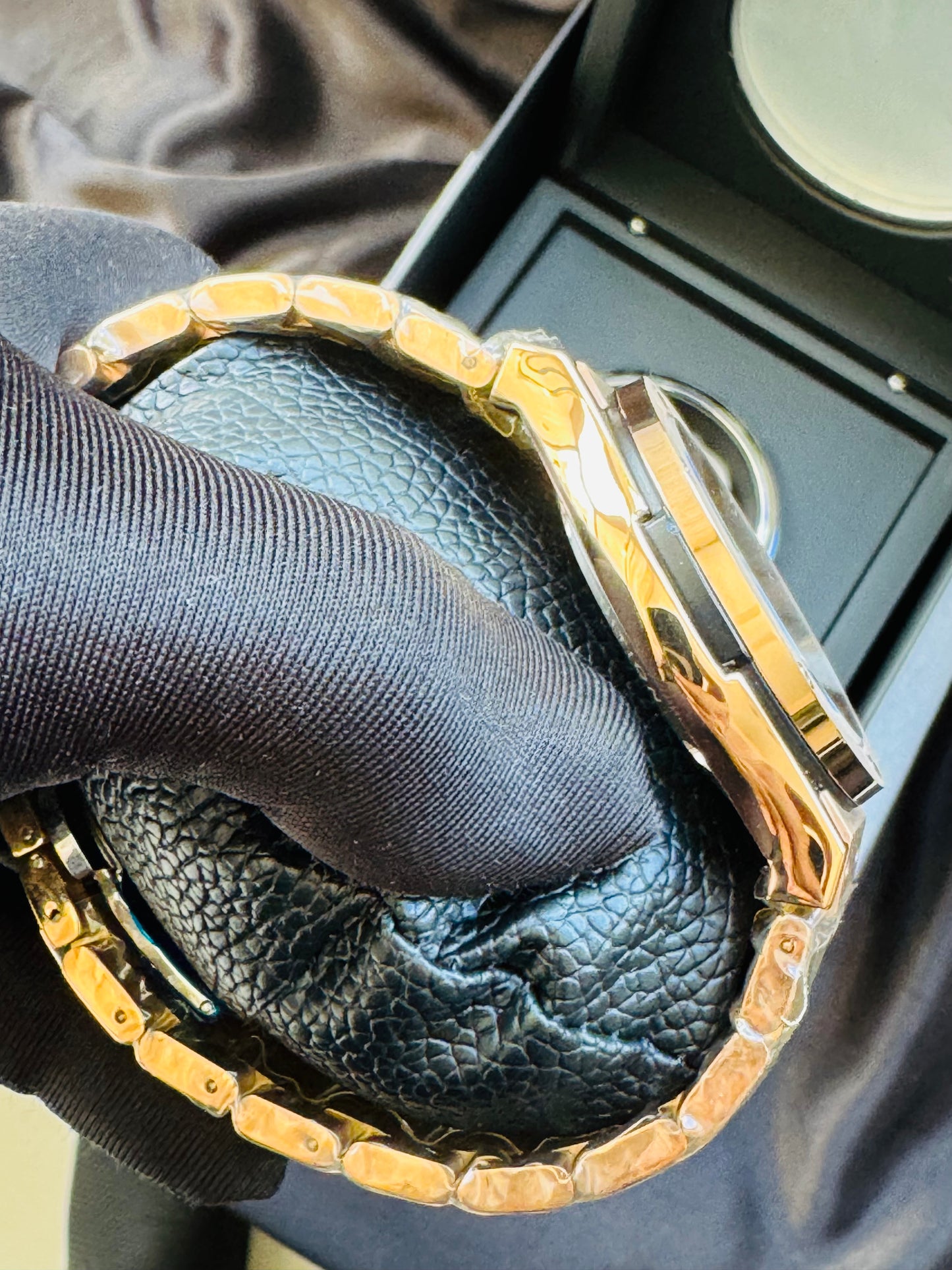 MÁXIMO LUJO! EXCLUSIVO HUBLOT AUTOMÁTICO CARATULA TIPO DIAMANTE 💎 Y LIJA! ELEGANCIA TOTAL!