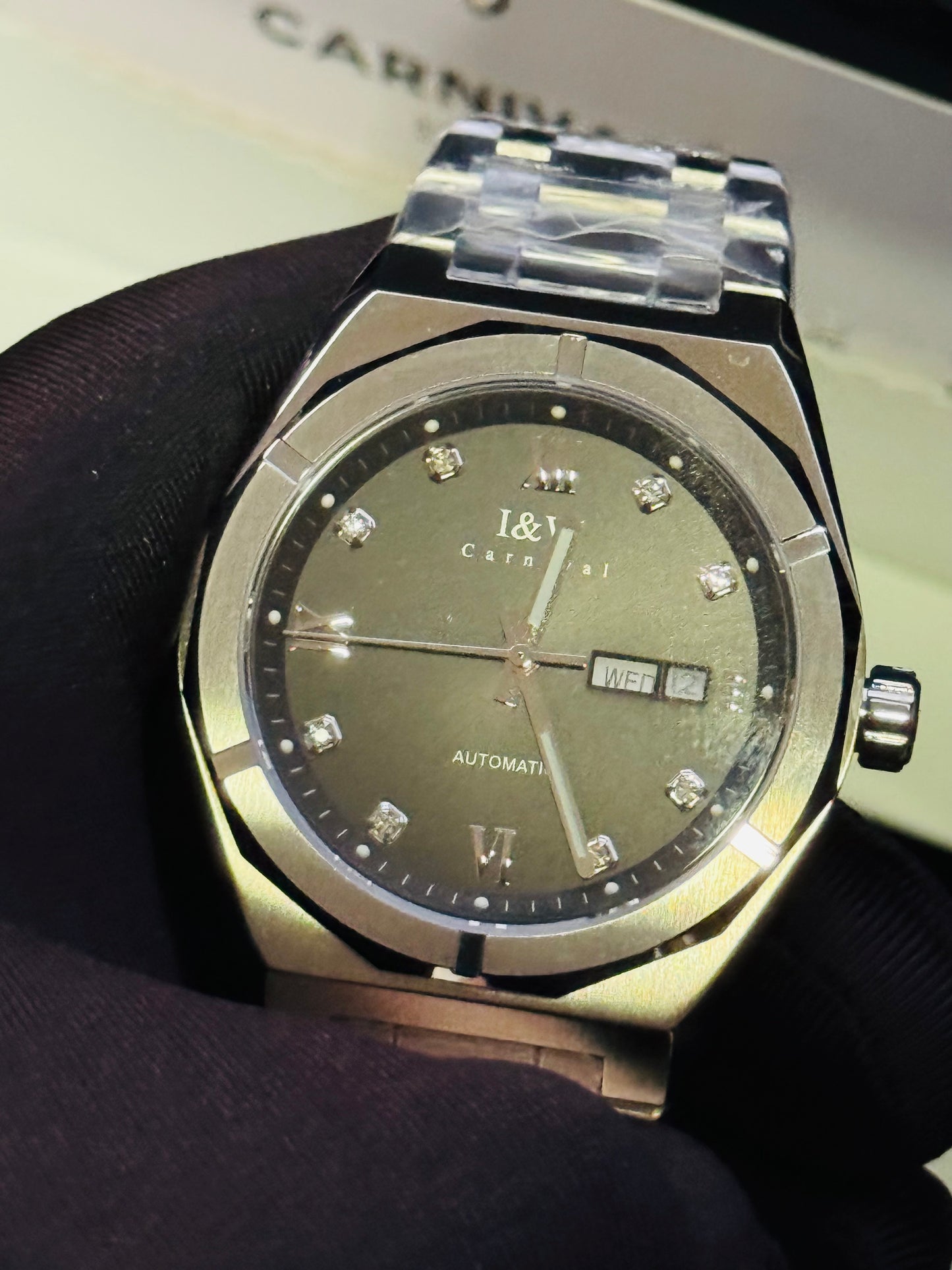 IMPRESIONANTE RELOJ AUTOMÁTICO MECÁNICO I & W CARNIVAL 💯% ORIGINAL