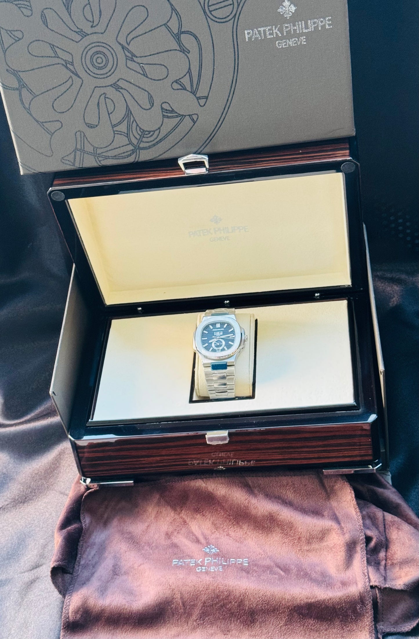 EXCLUSIVO RELOJ AUTOMÁTICO PATEK PHILIPPE MULTIPLES COMPLICACIONES!