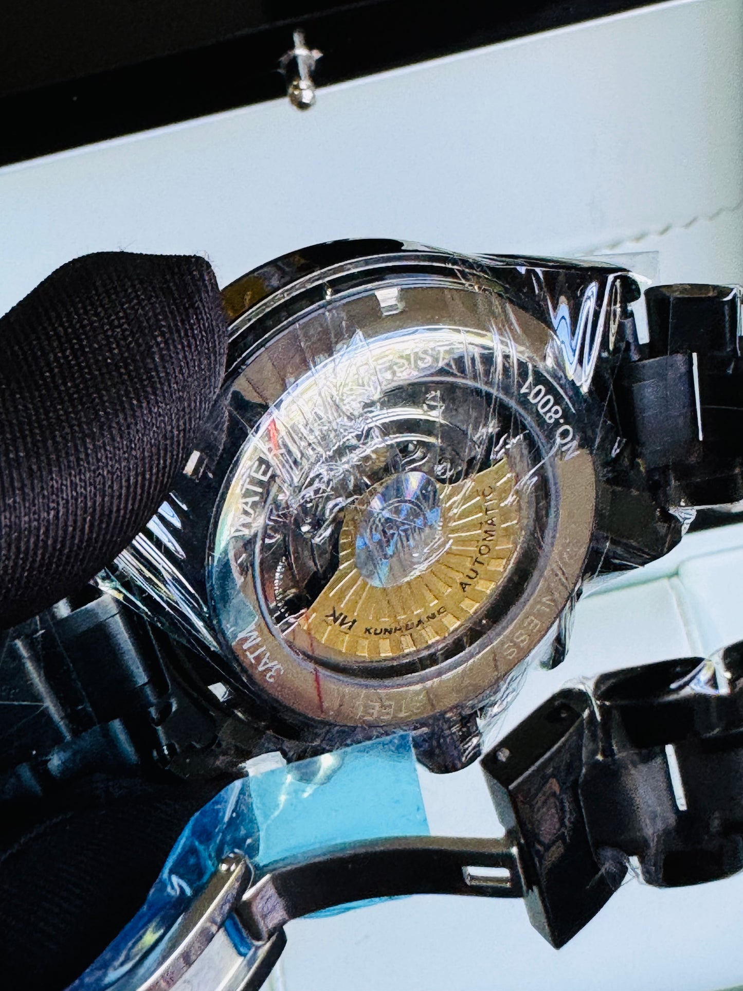 MULTINACIONAL RELOJ AUTOMÁTICO MECÁNICO-CALENDARIO 24 HRS LUNAR-TACÓMETRO-LUMINOSO-VENTANA TOURBILLON- DÍA DE LA SEMANA-CALENDARIO DIAL PEQUEÑO- ETC, ETC!