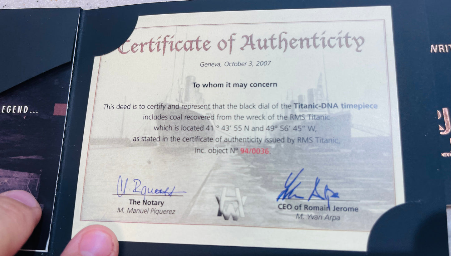 Única Pieza En México! Increíble y Hermosa Pluma Fuente TITANIC DNA 🧬 OF FAMOUS LEGENDS! ROMÁN JEROME ACERO DE EL TITANIC! ORO- PIEL DE COCODRILO 🐊 CRISTAL SAFIRO CERTIFICADOS DE AUTENTICIDAD! NUEVA SIN USAR- JAMÁS SE LE PUSO TINTA! COMPRADA EN SUC. RJ