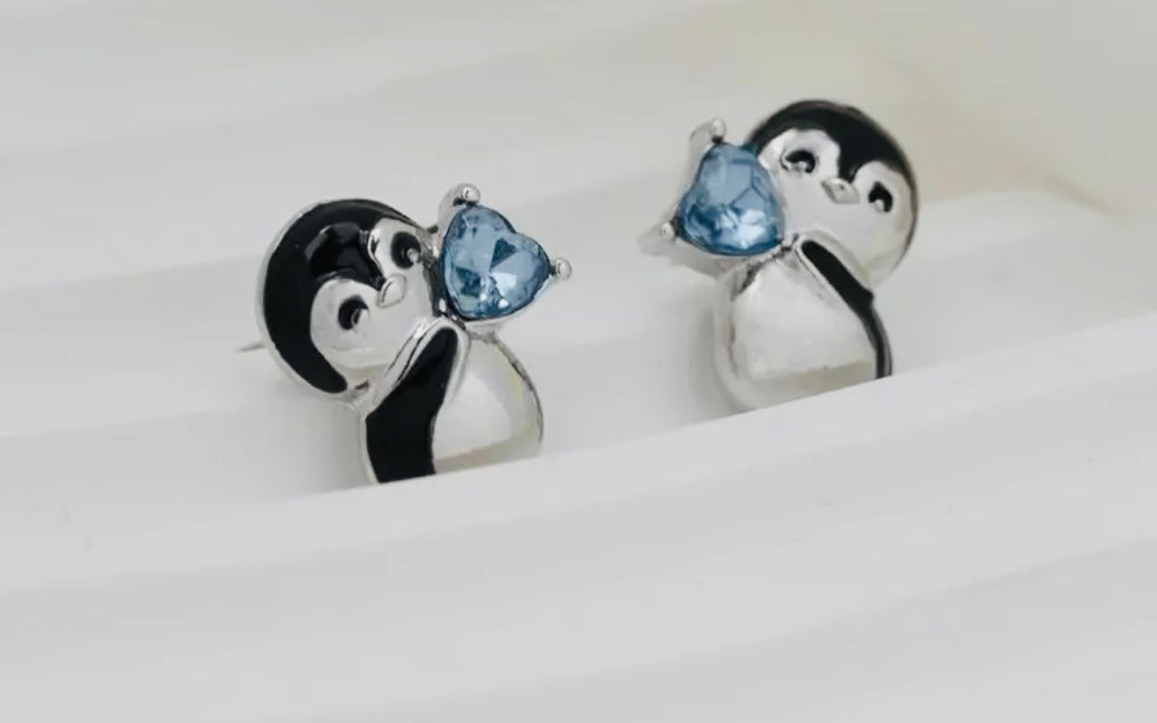 Simpáticos Pendientes de Pingüinos Originales Ideales para 🎁 Regalo