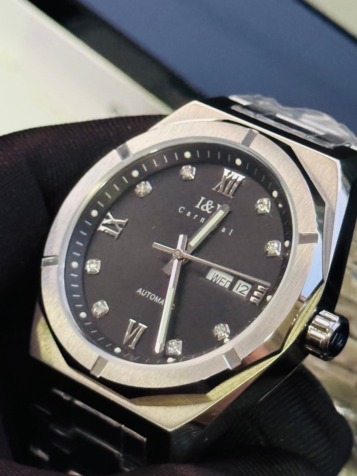 IMPRESIONANTE RELOJ AUTOMÁTICO MECÁNICO I & W CARNIVAL 💯% ORIGINAL