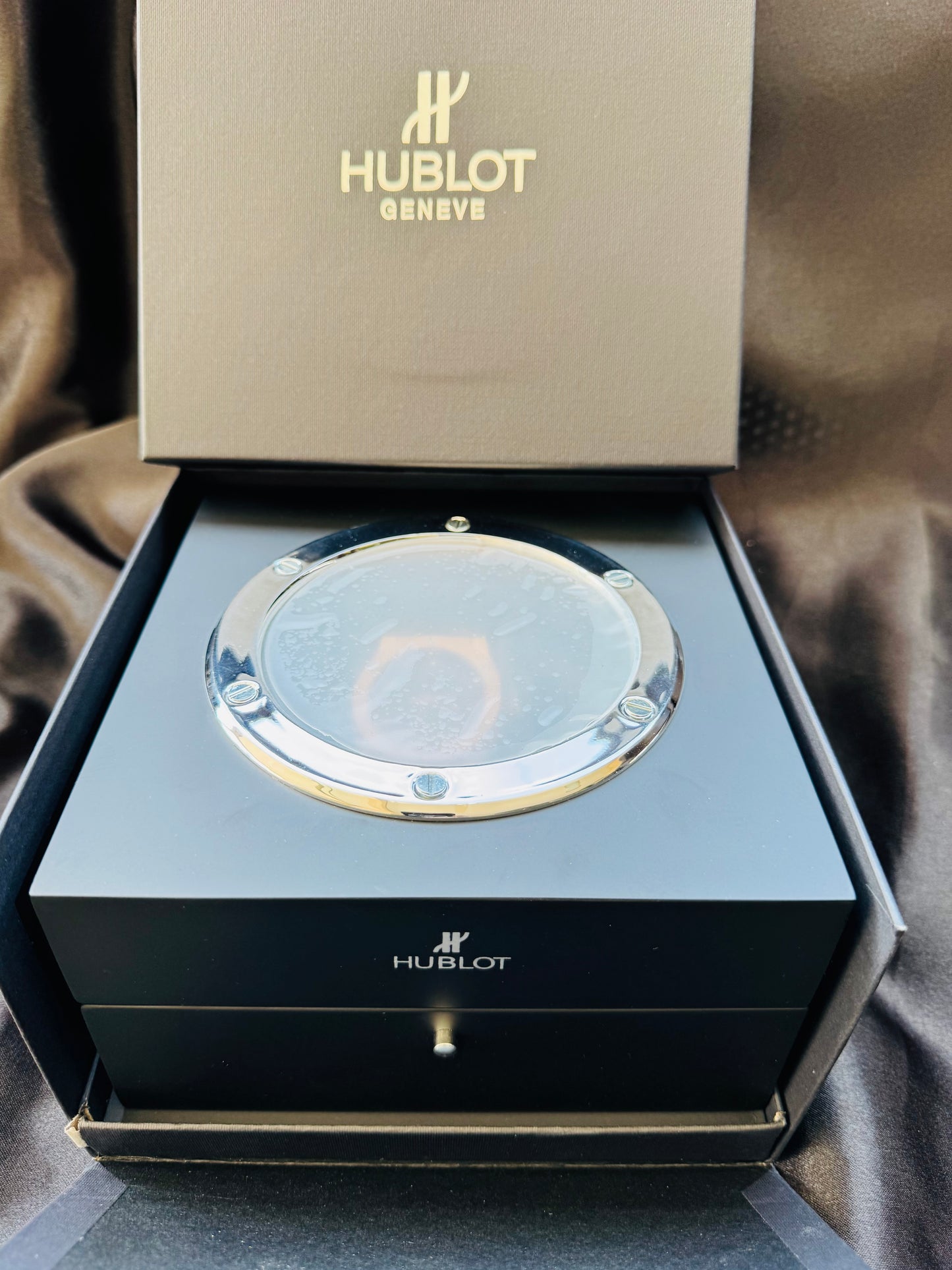 MÁXIMO LUJO! EXCLUSIVO HUBLOT AUTOMÁTICO CARATULA TIPO DIAMANTE 💎 Y LIJA! ELEGANCIA TOTAL!