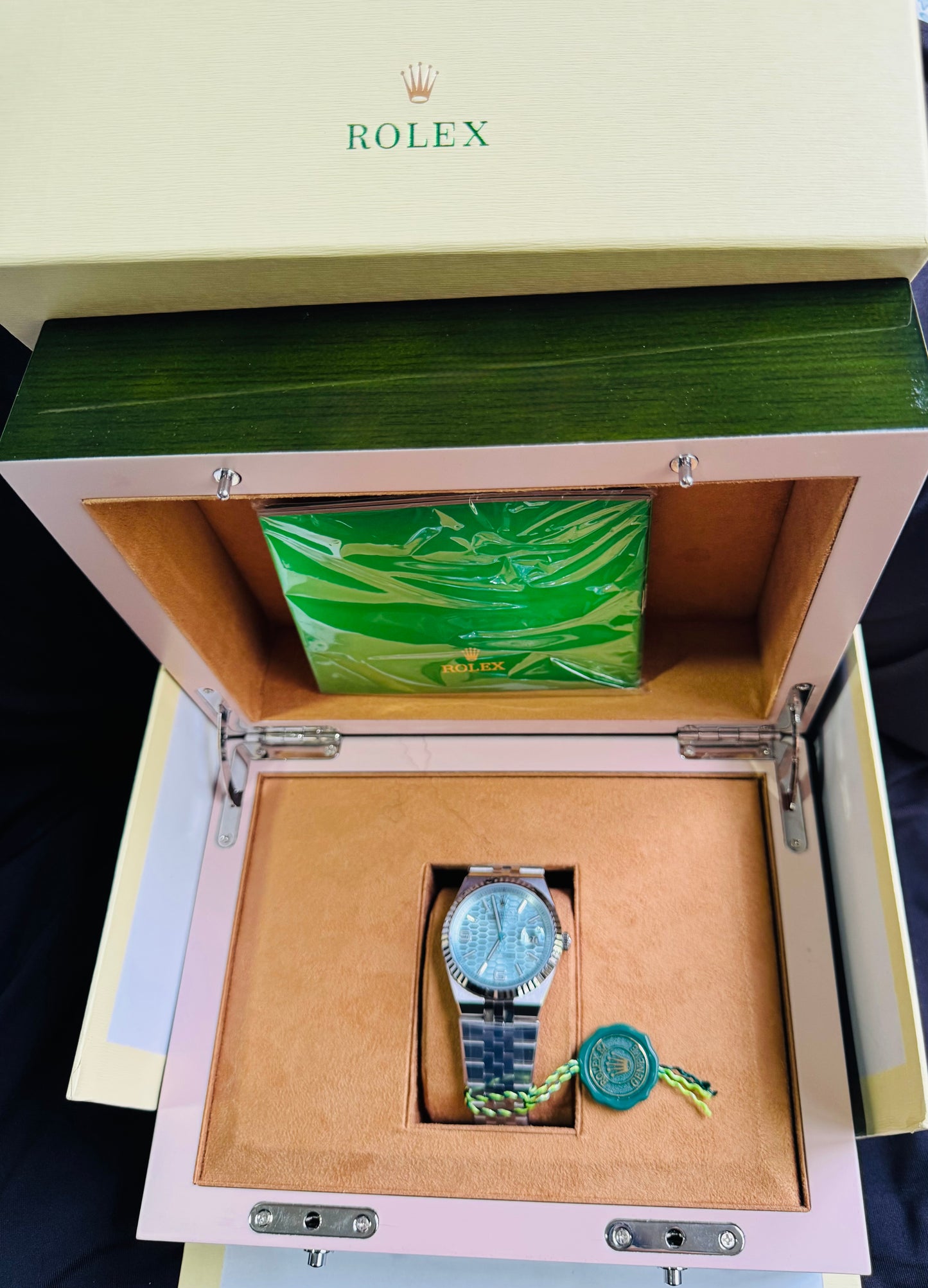 ULTIMO DISEÑO 2025 HERMOSO ROLEX OYSTER PERPETUAL LAND-DWELLER AUTOMÁTICO MECÁNICO-FECHADOR-CHRONOMETER-34 JOYAS 💎-CRISTAL ZAFIRO- MÁXIMO LUJO! NUEVO ESPECTACULAR DISEÑO 2025